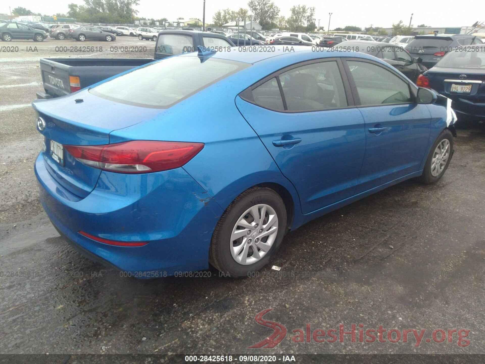 5NPD74LF0HH095890 2017 HYUNDAI ELANTRA