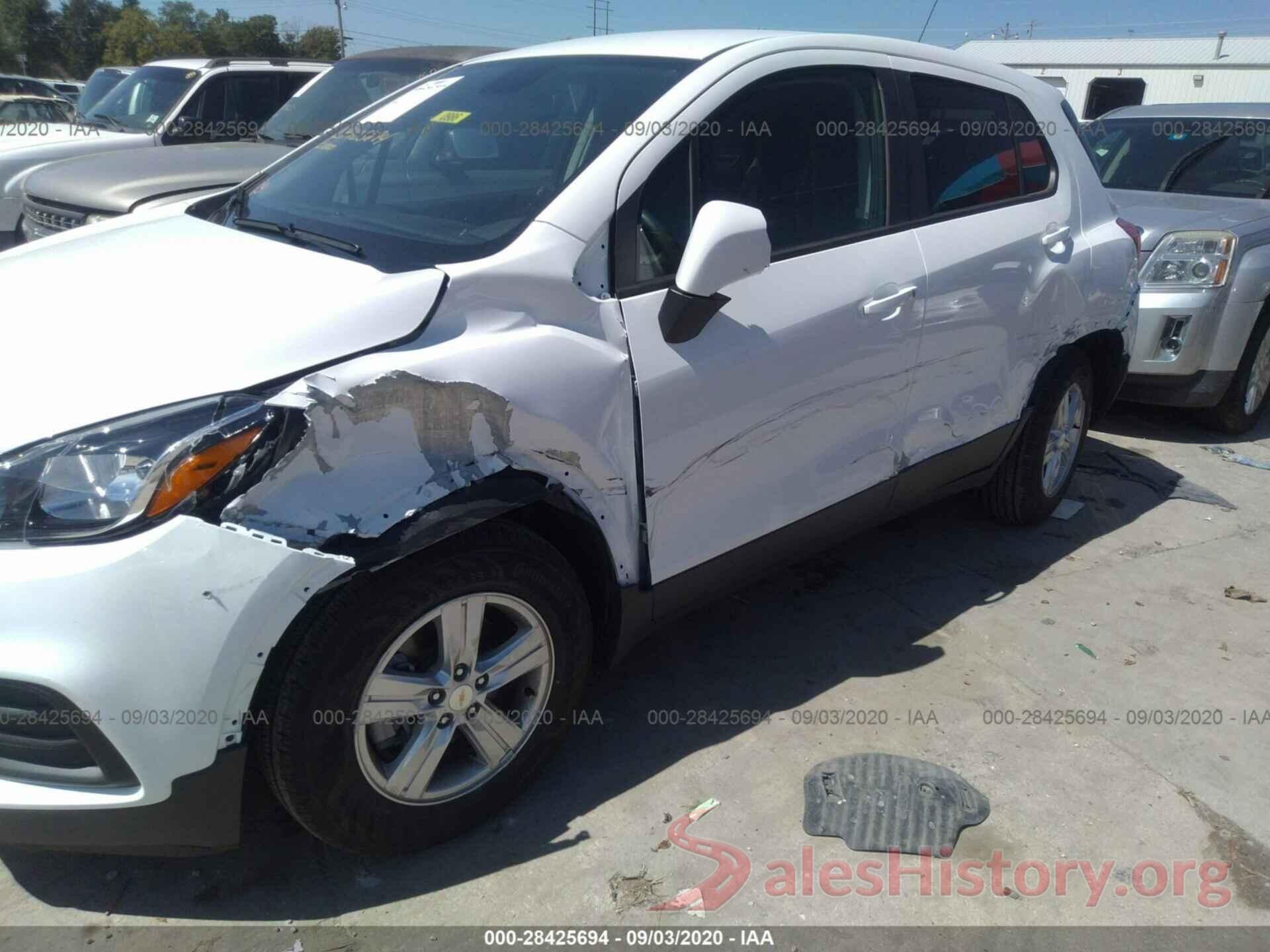 3GNCJKSB7LL288943 2020 CHEVROLET TRAX