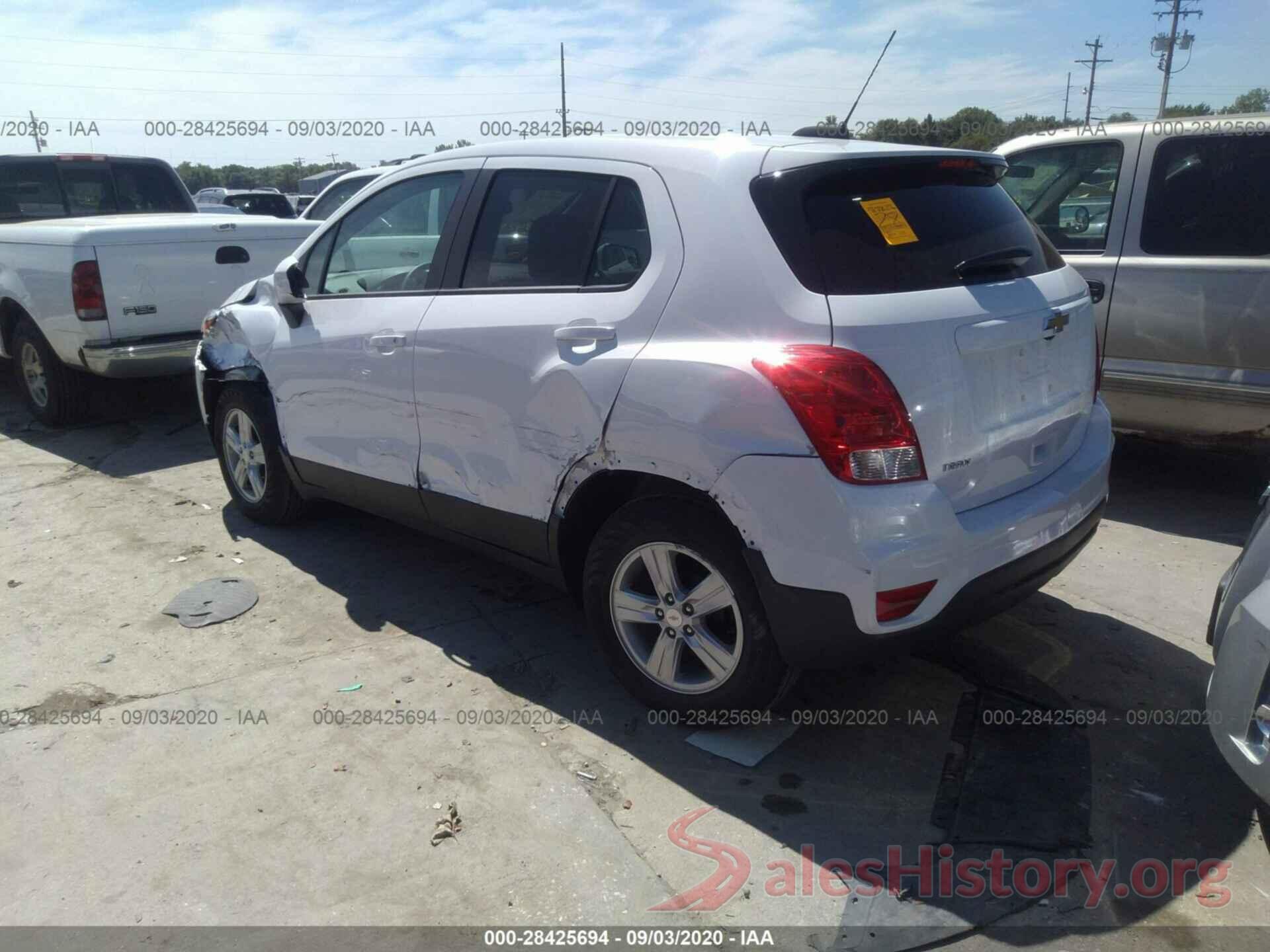 3GNCJKSB7LL288943 2020 CHEVROLET TRAX