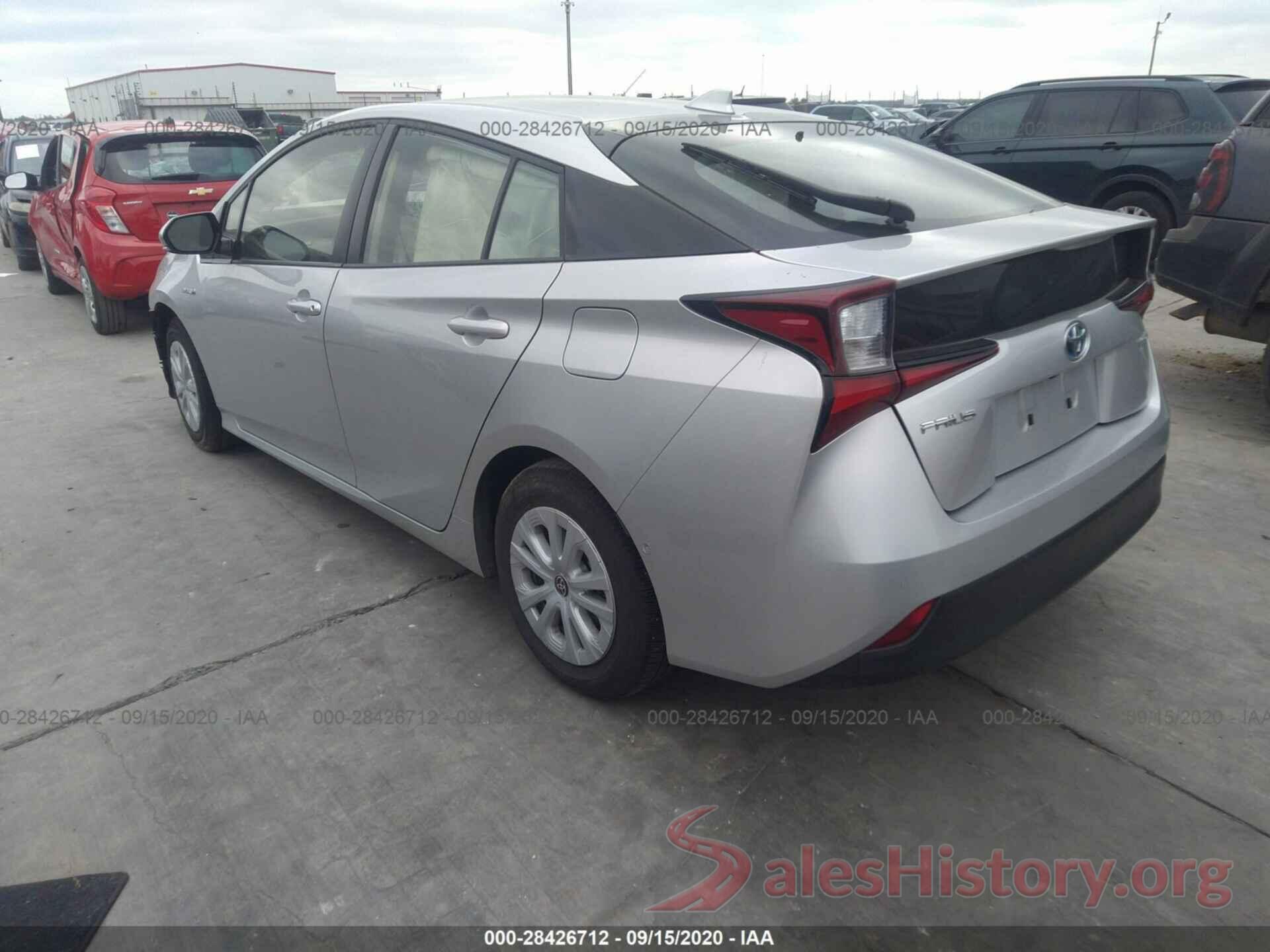 JTDKARFU1K3090555 2019 TOYOTA PRIUS