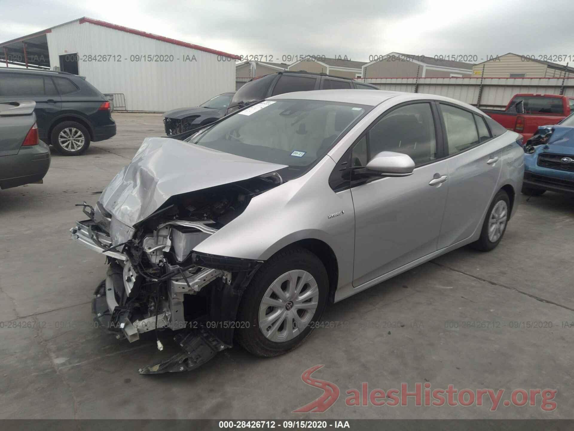 JTDKARFU1K3090555 2019 TOYOTA PRIUS