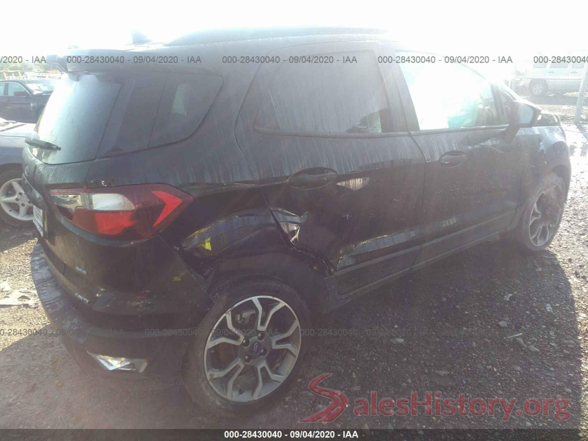 MAJ6S3JL8KC260202 2019 FORD ECOSPORT