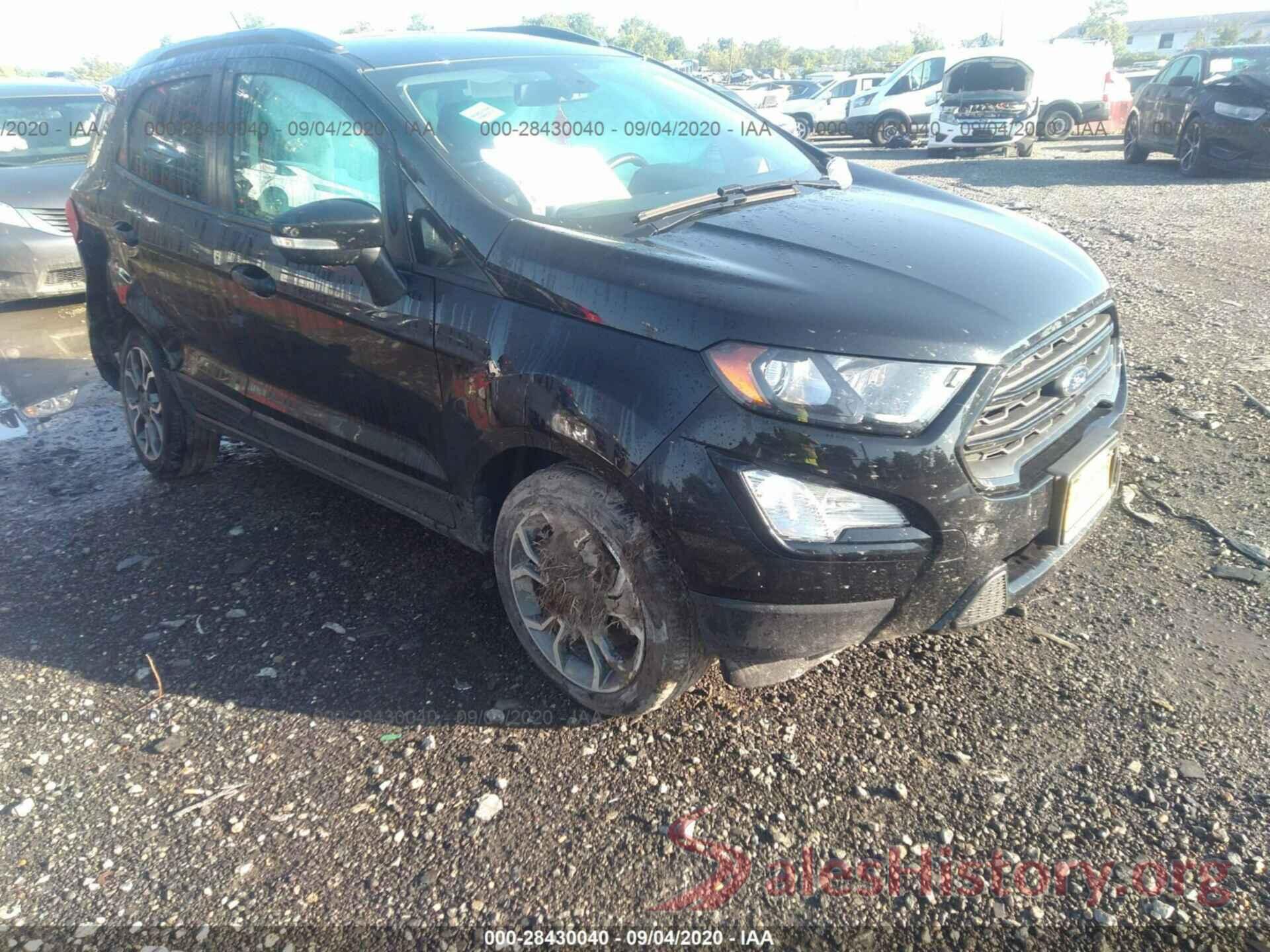 MAJ6S3JL8KC260202 2019 FORD ECOSPORT