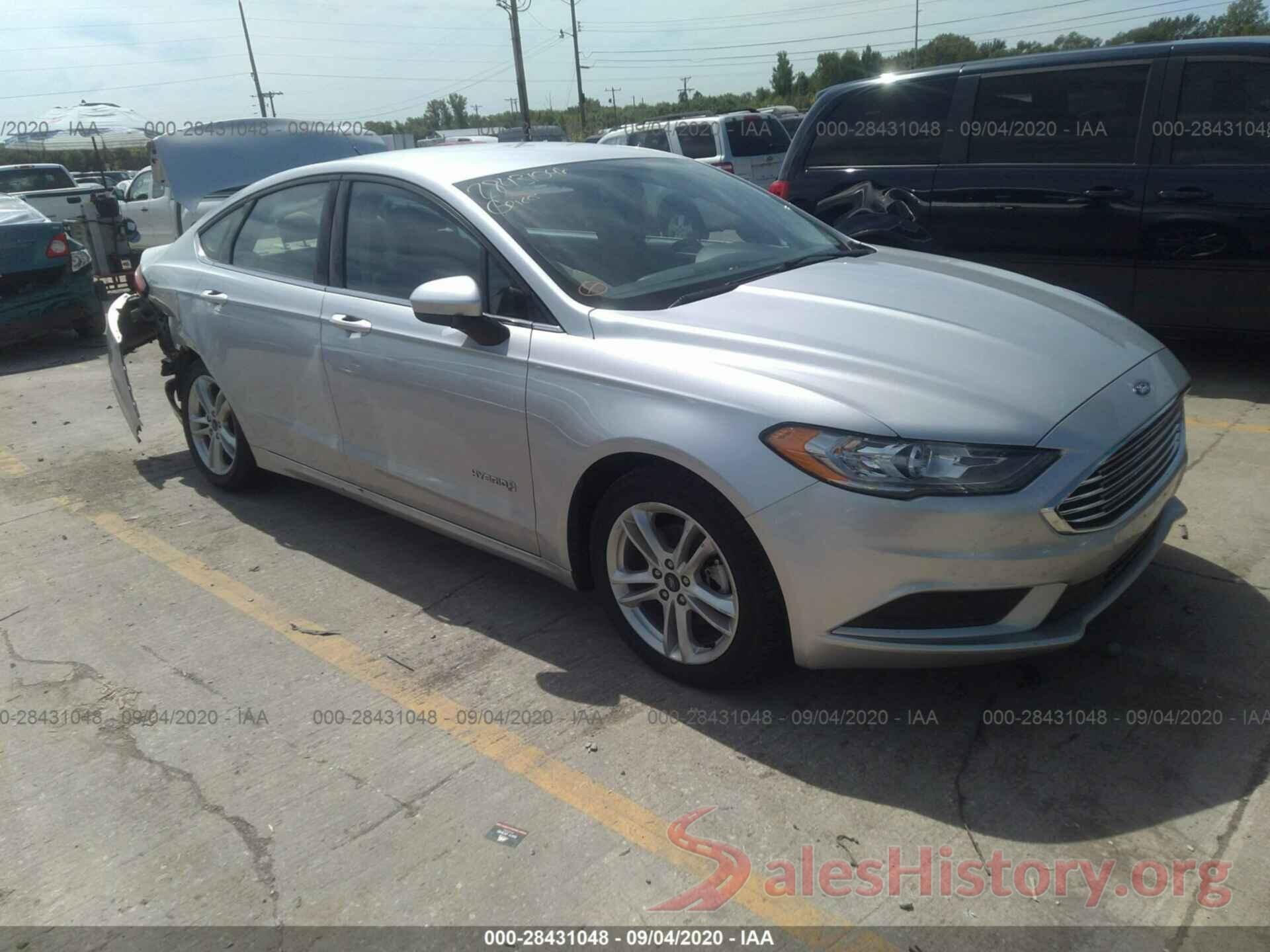 3FA6P0LU8JR209059 2018 FORD FUSION HYBRID