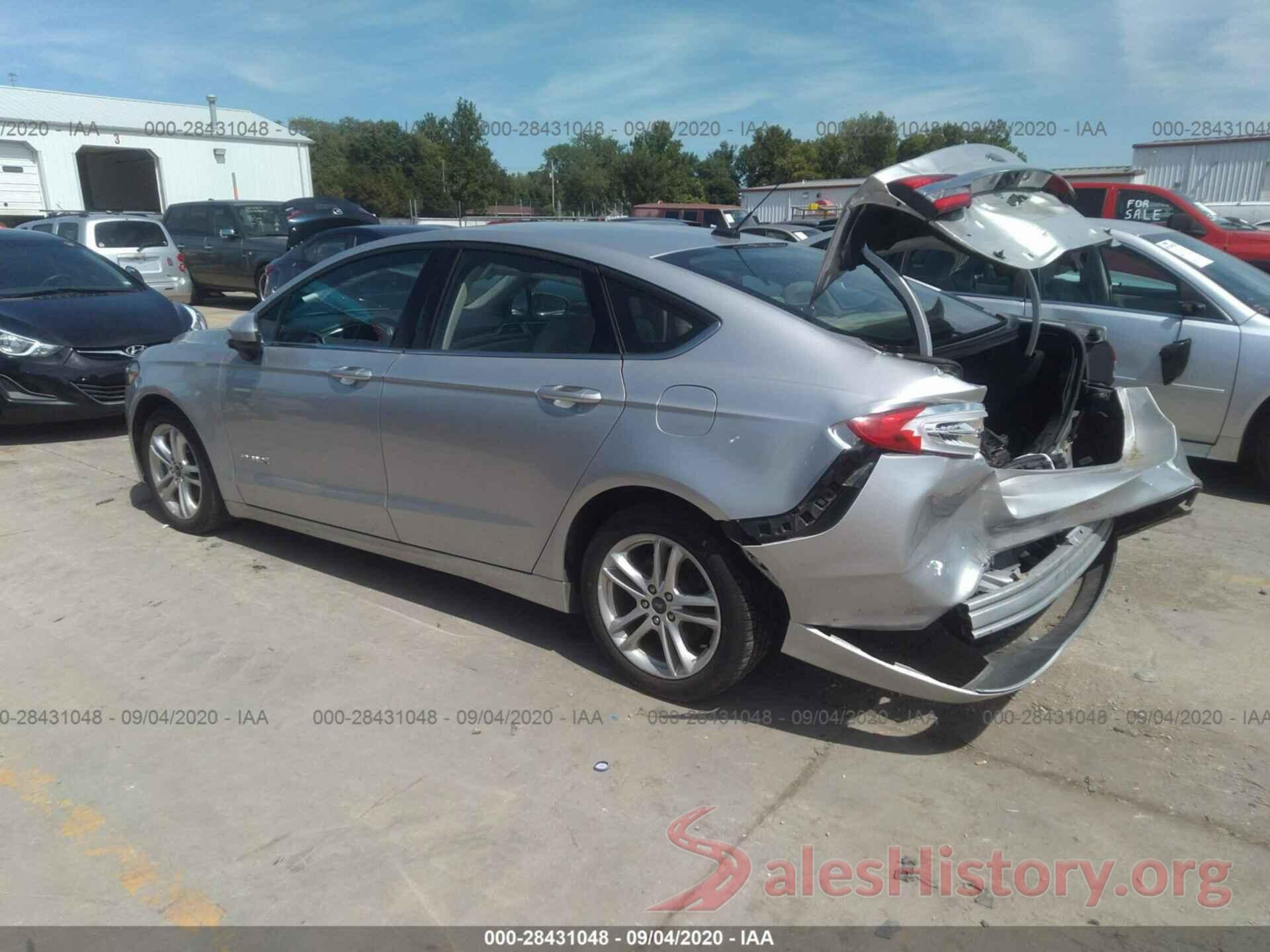 3FA6P0LU8JR209059 2018 FORD FUSION HYBRID