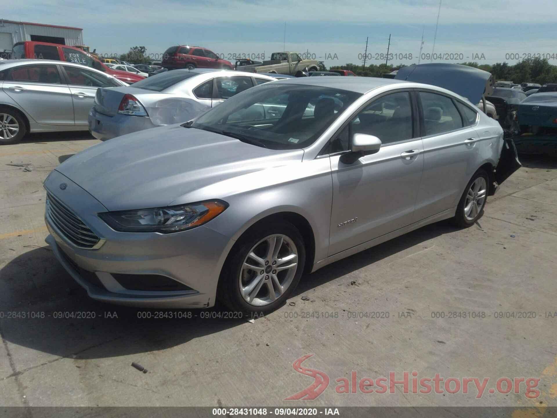 3FA6P0LU8JR209059 2018 FORD FUSION HYBRID