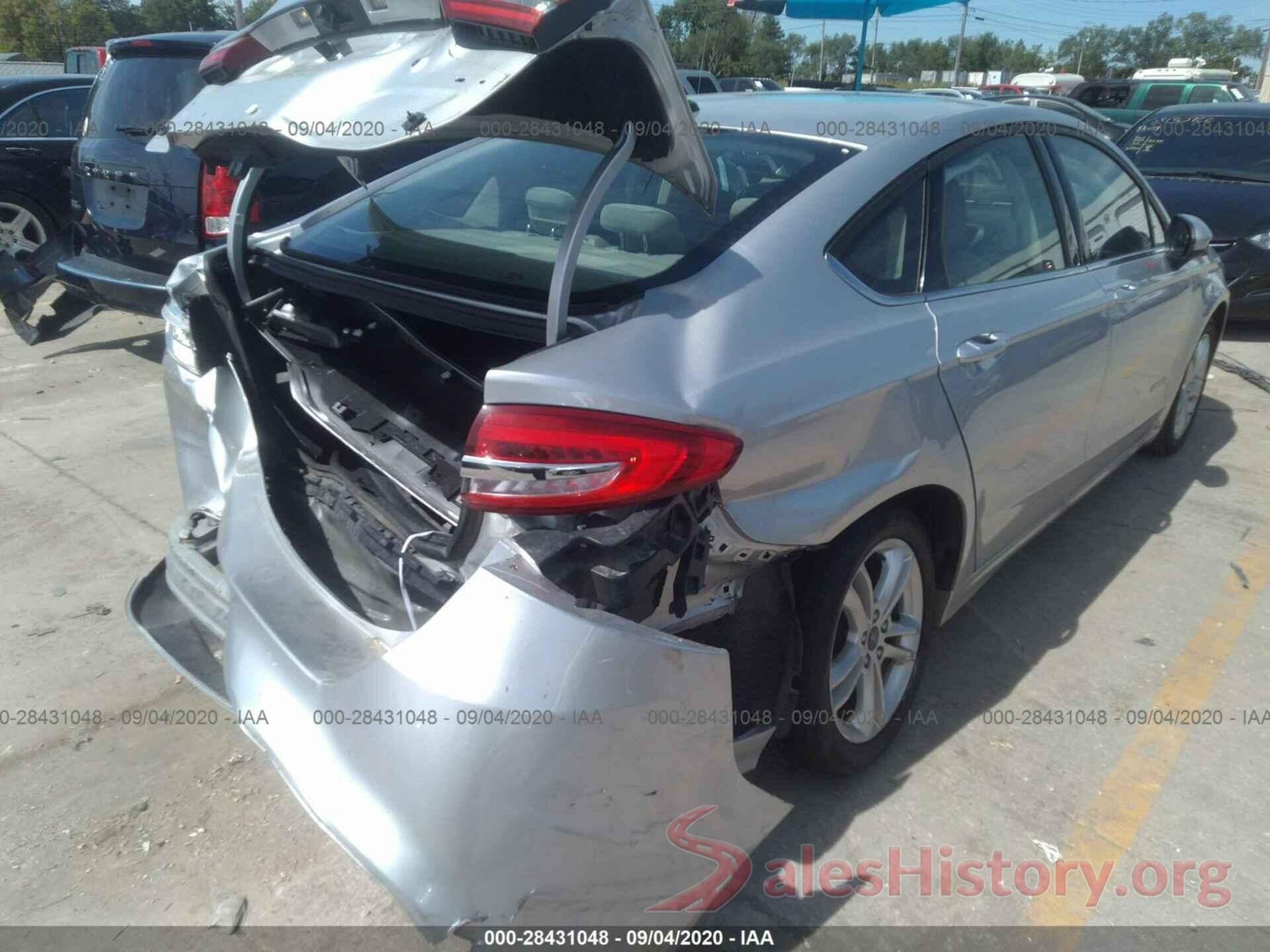 3FA6P0LU8JR209059 2018 FORD FUSION HYBRID