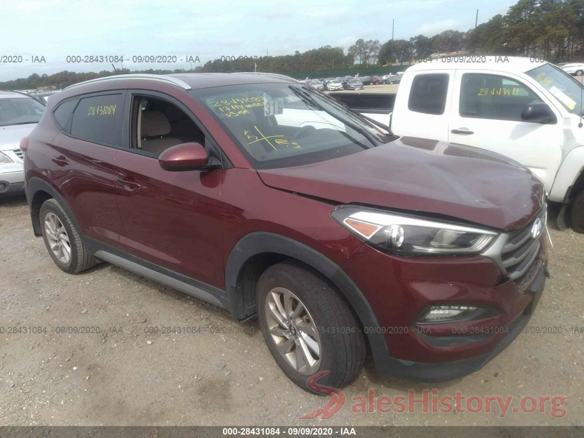 KM8J3CA45HU313074 2017 HYUNDAI TUCSON