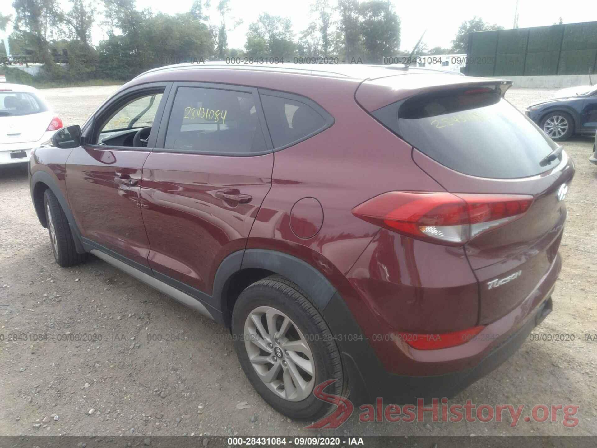 KM8J3CA45HU313074 2017 HYUNDAI TUCSON