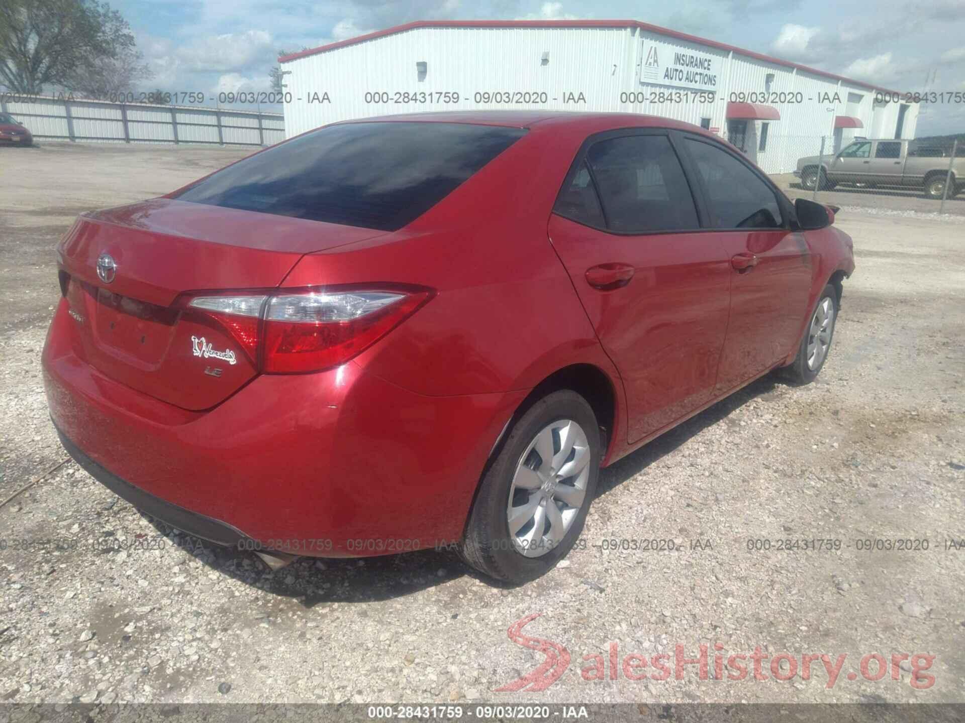 5YFBURHE2GP505121 2016 TOYOTA COROLLA