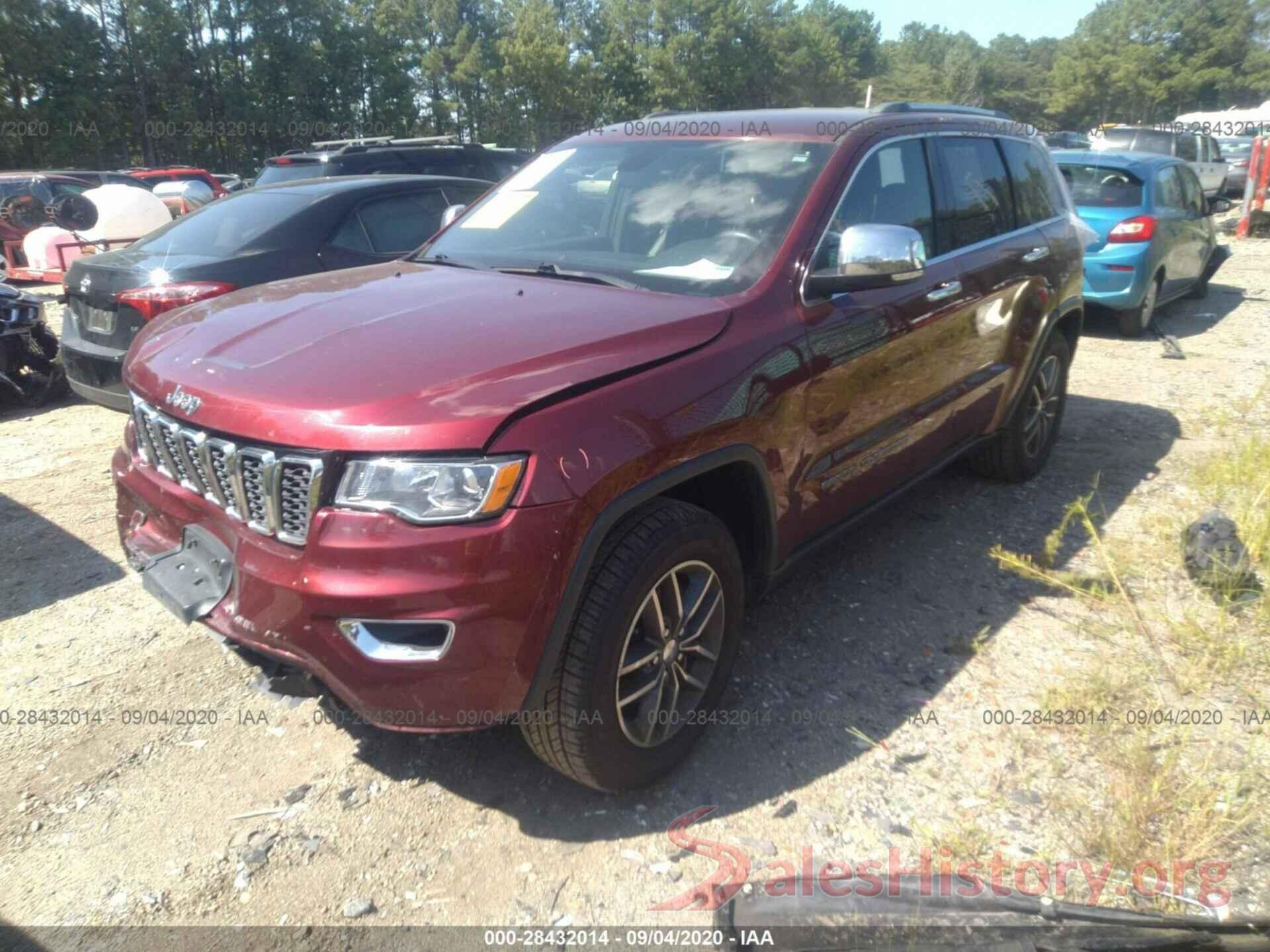 1C4RJFBG4JC283553 2018 JEEP GRAND CHEROKEE