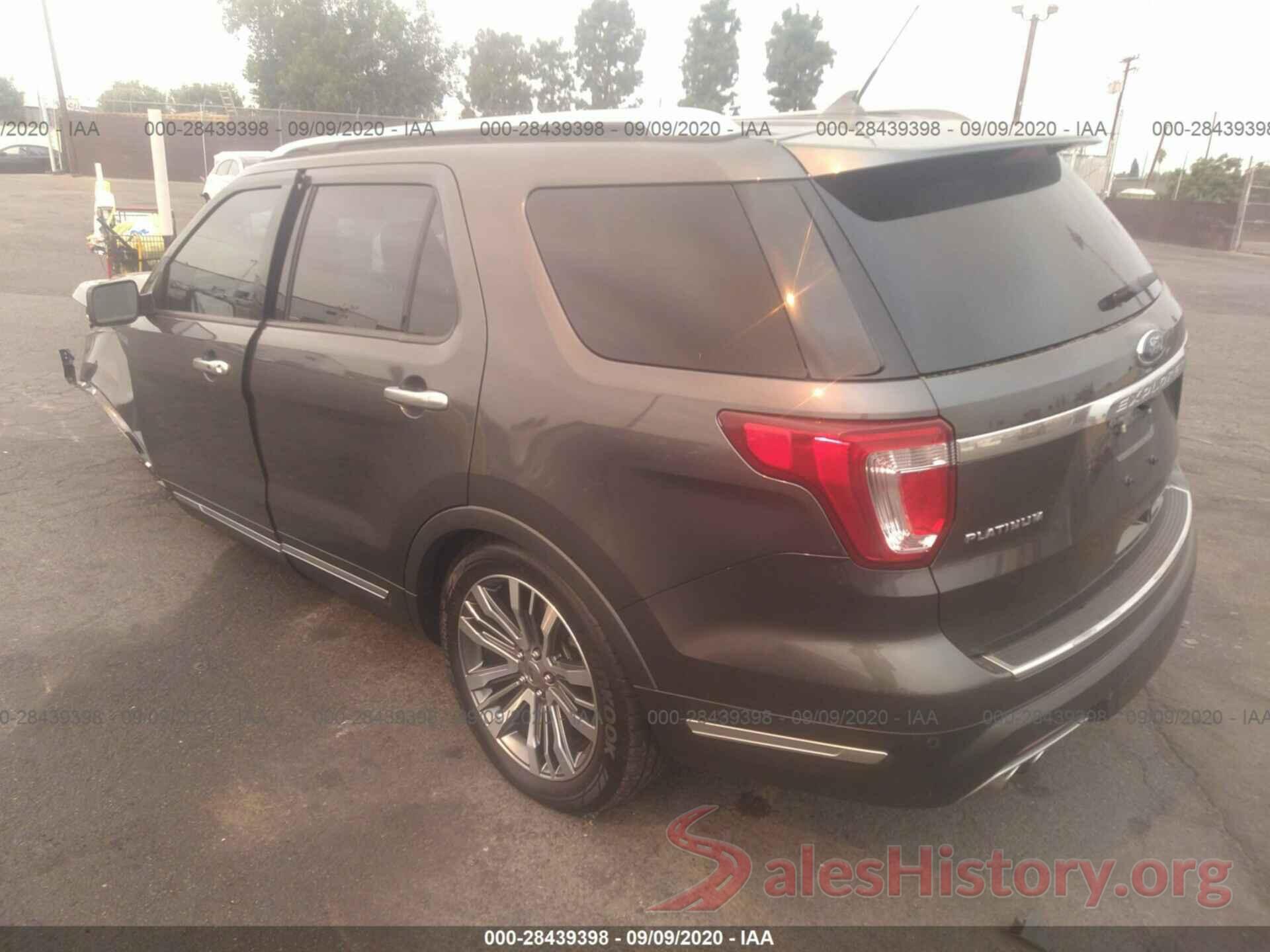 1FM5K8HT1JGB31536 2018 FORD EXPLORER