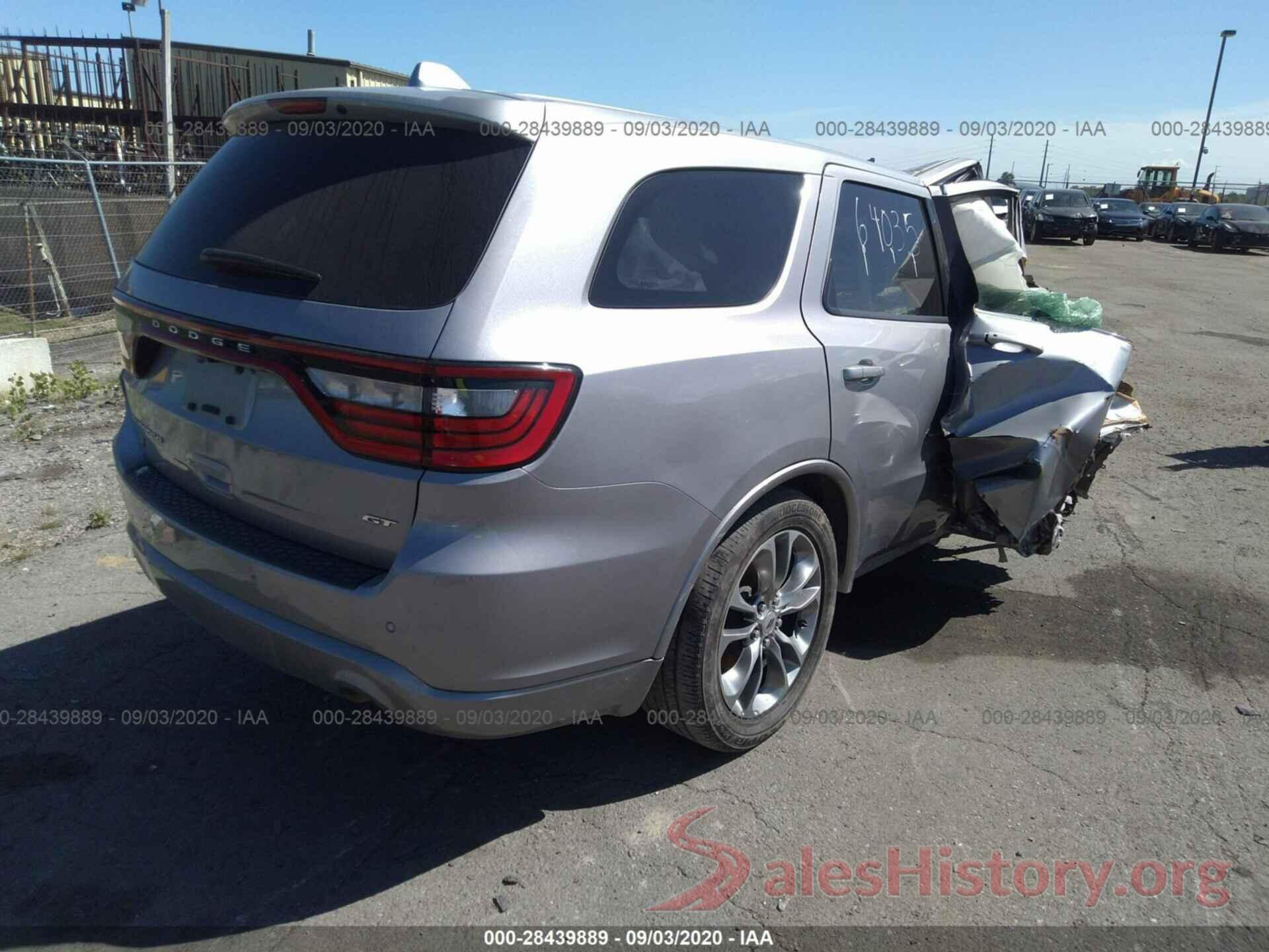 1C4RDJDG2KC664035 2019 DODGE DURANGO