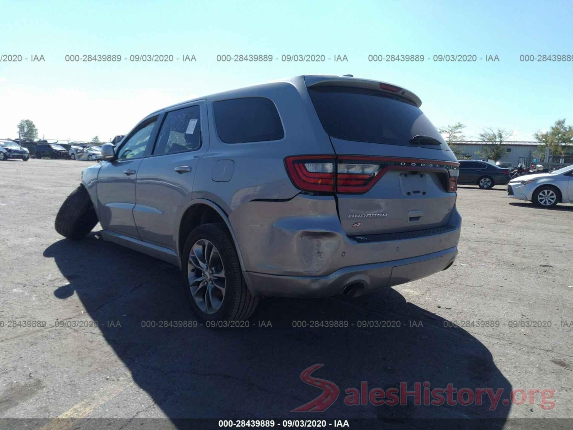 1C4RDJDG2KC664035 2019 DODGE DURANGO