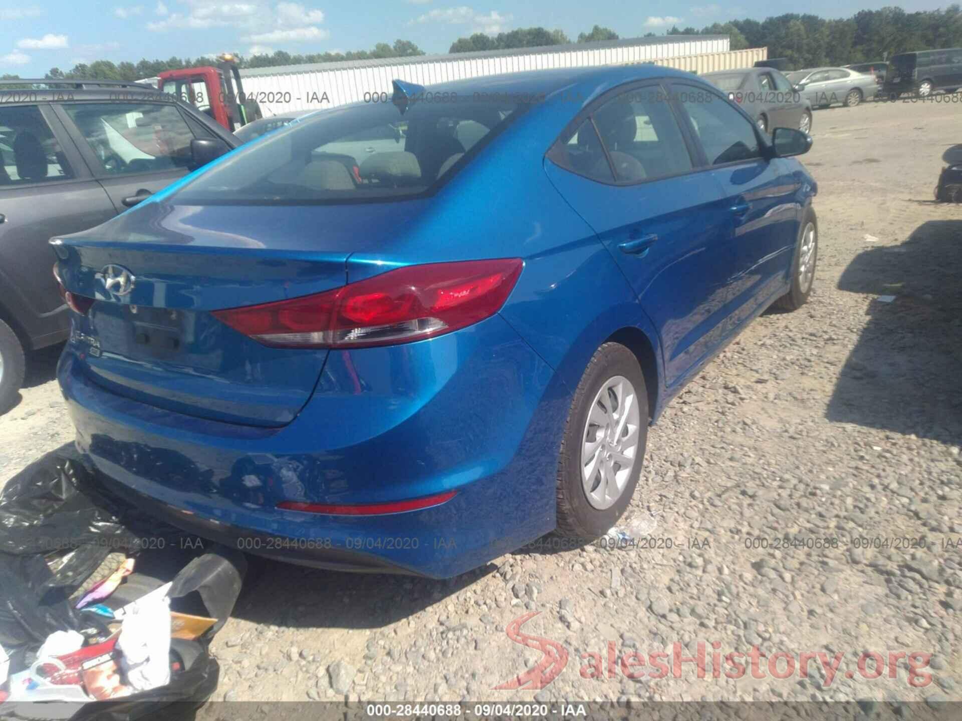 5NPD74LF8HH102794 2017 HYUNDAI ELANTRA