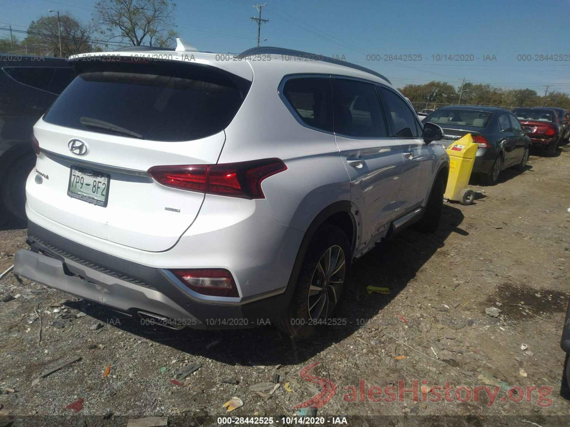 5NMS5CAD1KH008267 2019 HYUNDAI SANTA FE