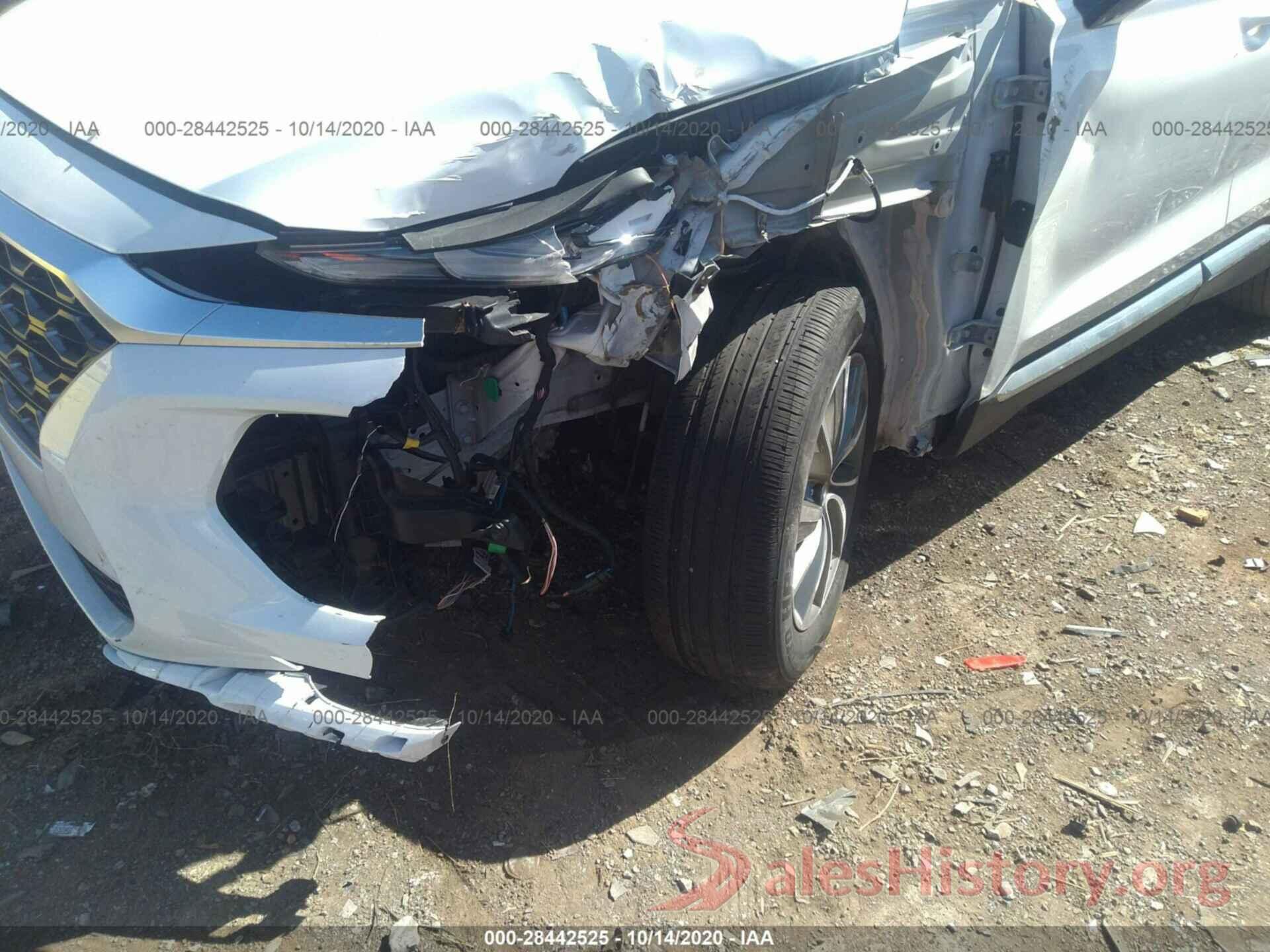 5NMS5CAD1KH008267 2019 HYUNDAI SANTA FE