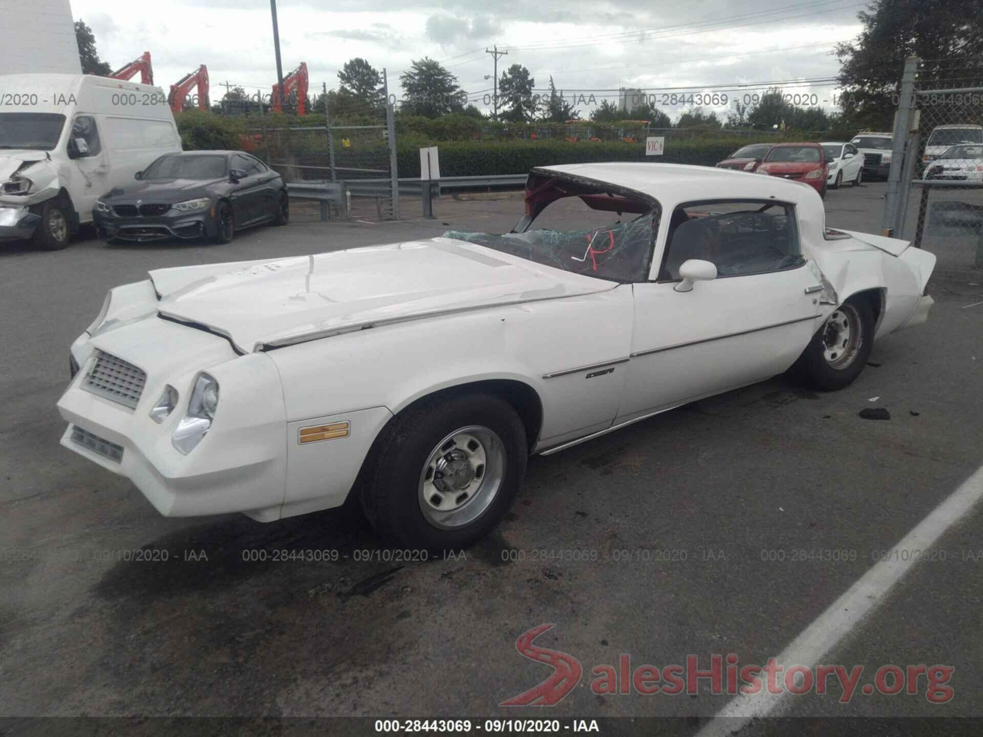 1P87KAL581920 1980 CHEV CAMARO