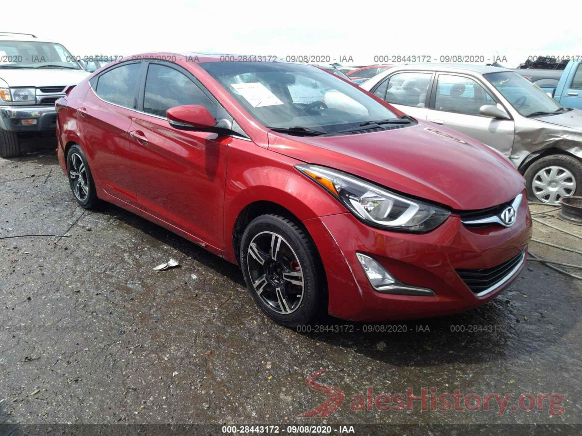 KMHDH4AE9GU583078 2016 HYUNDAI ELANTRA