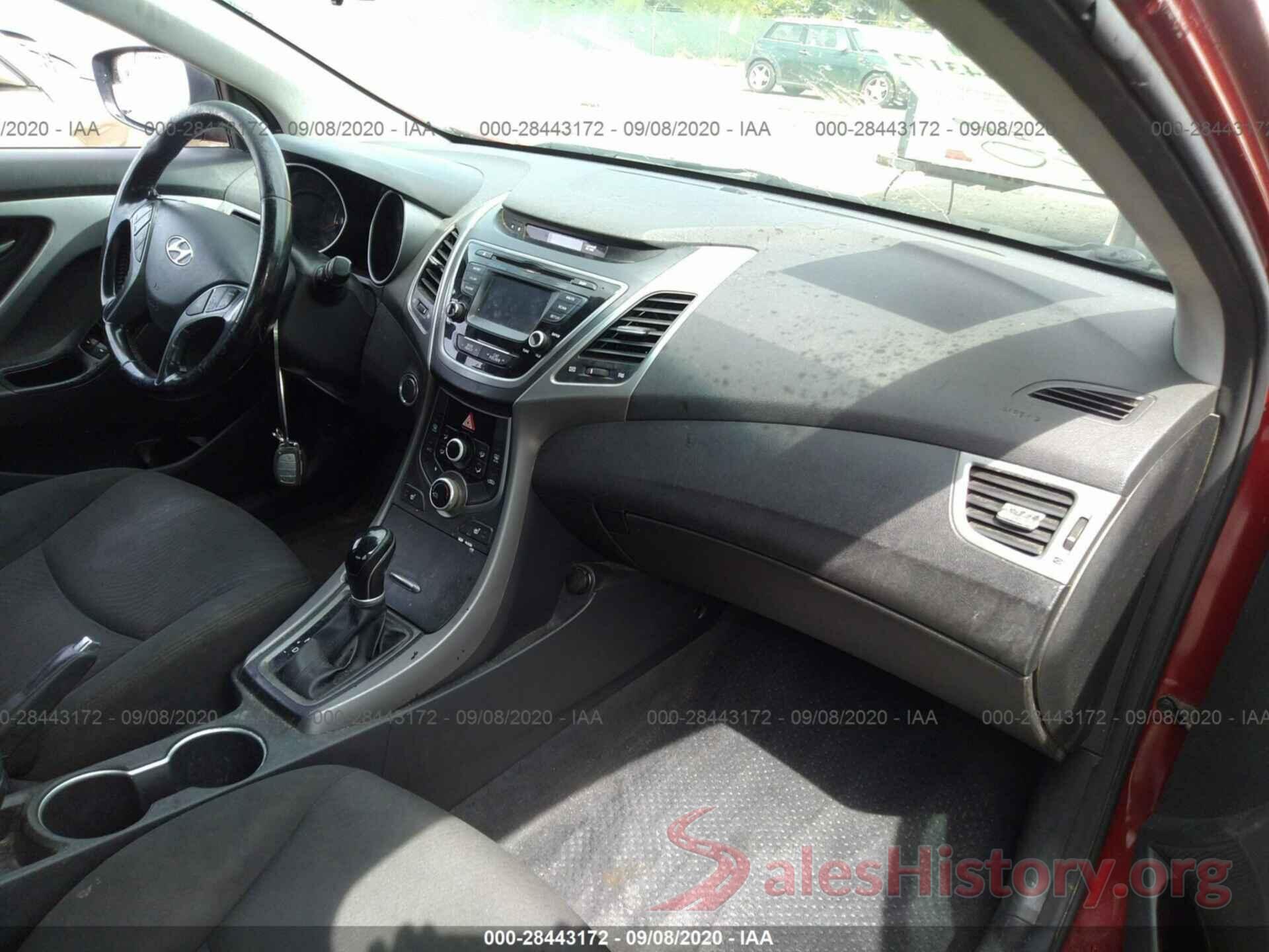 KMHDH4AE9GU583078 2016 HYUNDAI ELANTRA