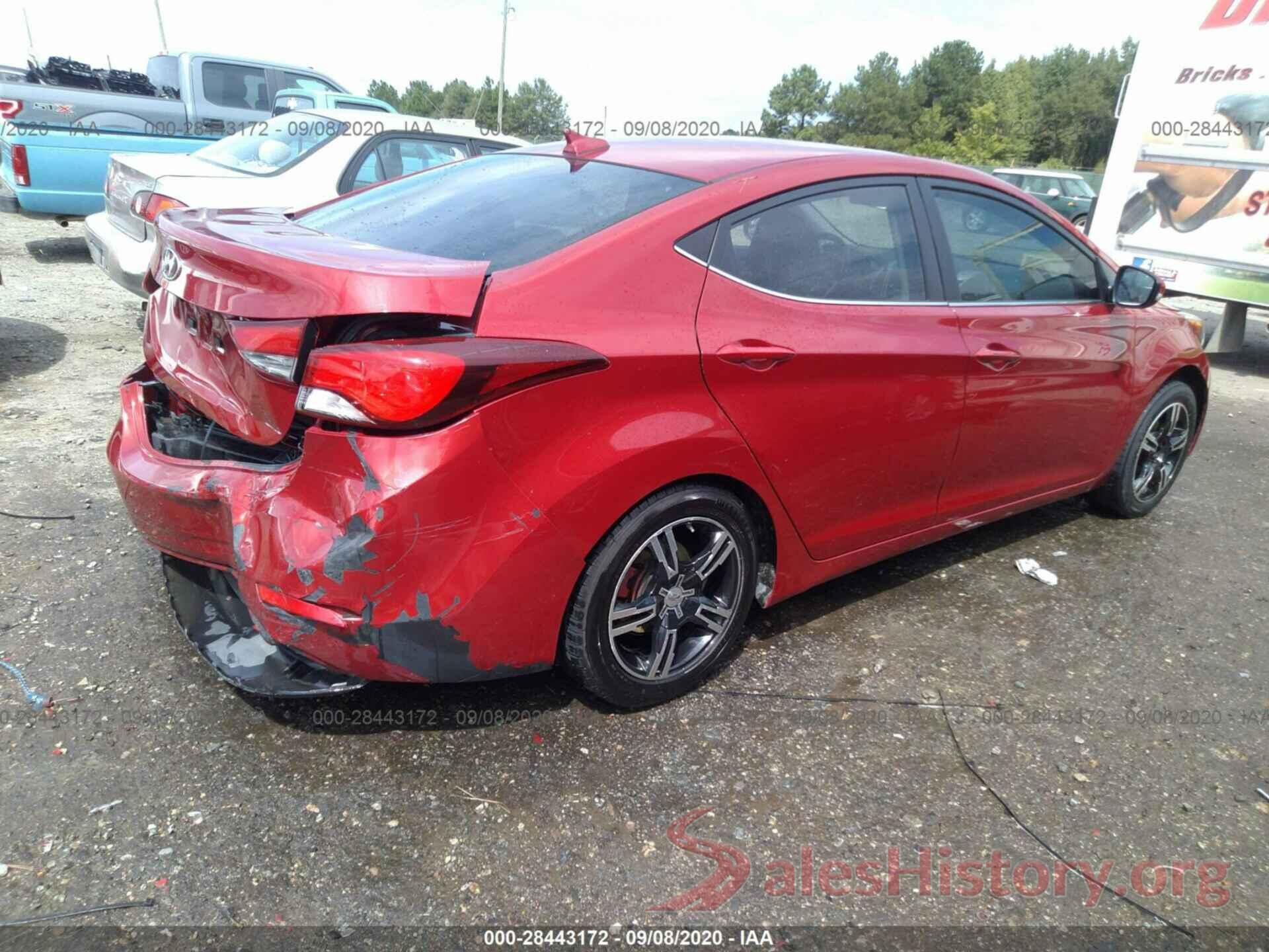 KMHDH4AE9GU583078 2016 HYUNDAI ELANTRA