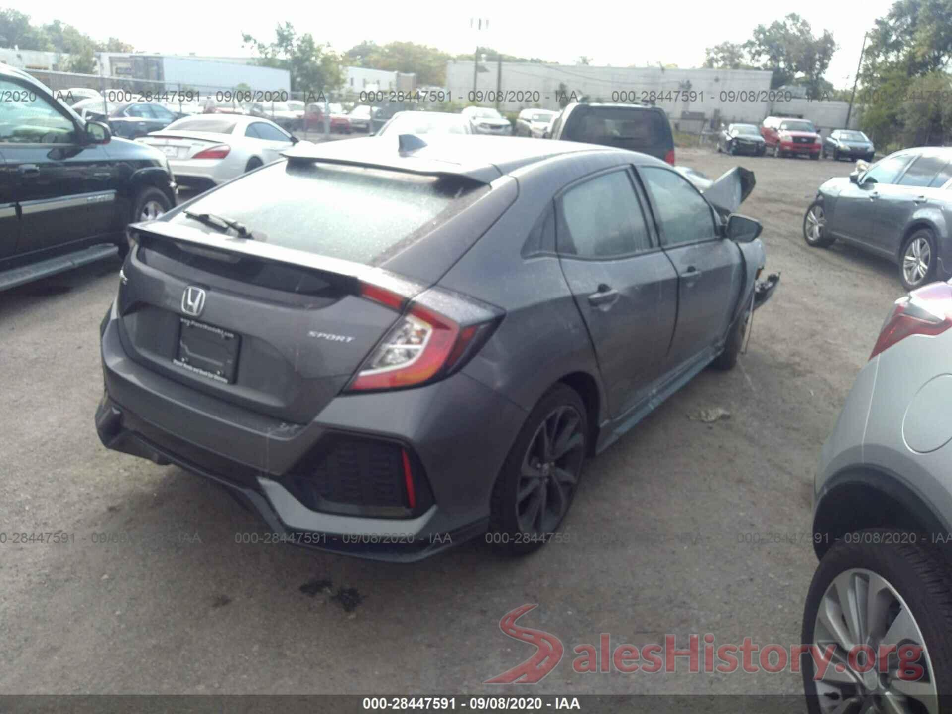 SHHFK7H4XKU414880 2019 HONDA CIVIC HATCHBACK