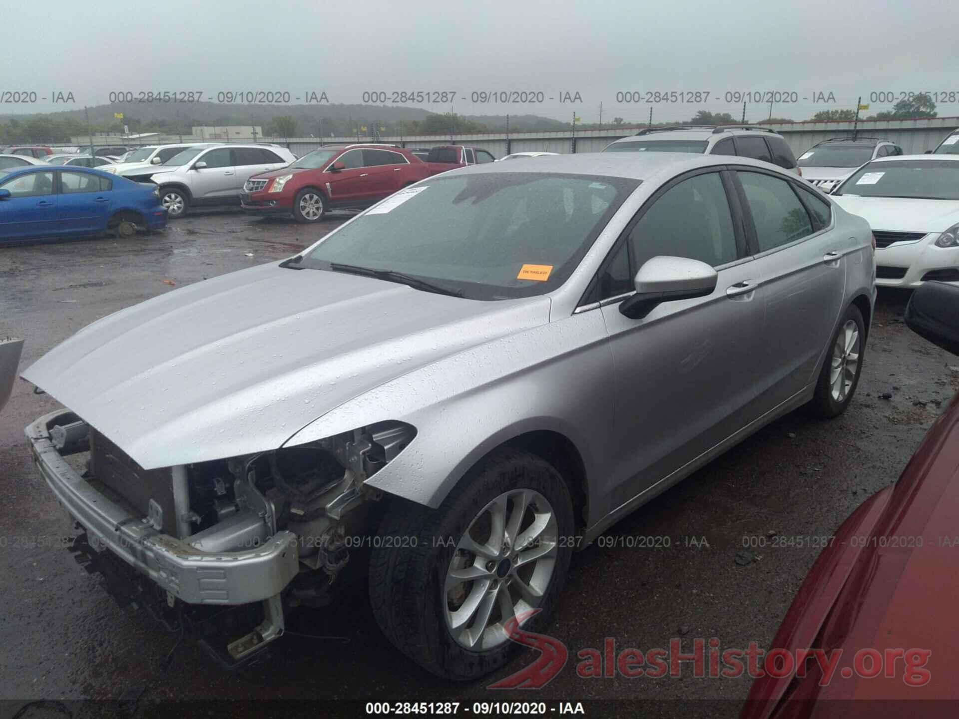 3FA6P0HD5KR103260 2019 FORD FUSION