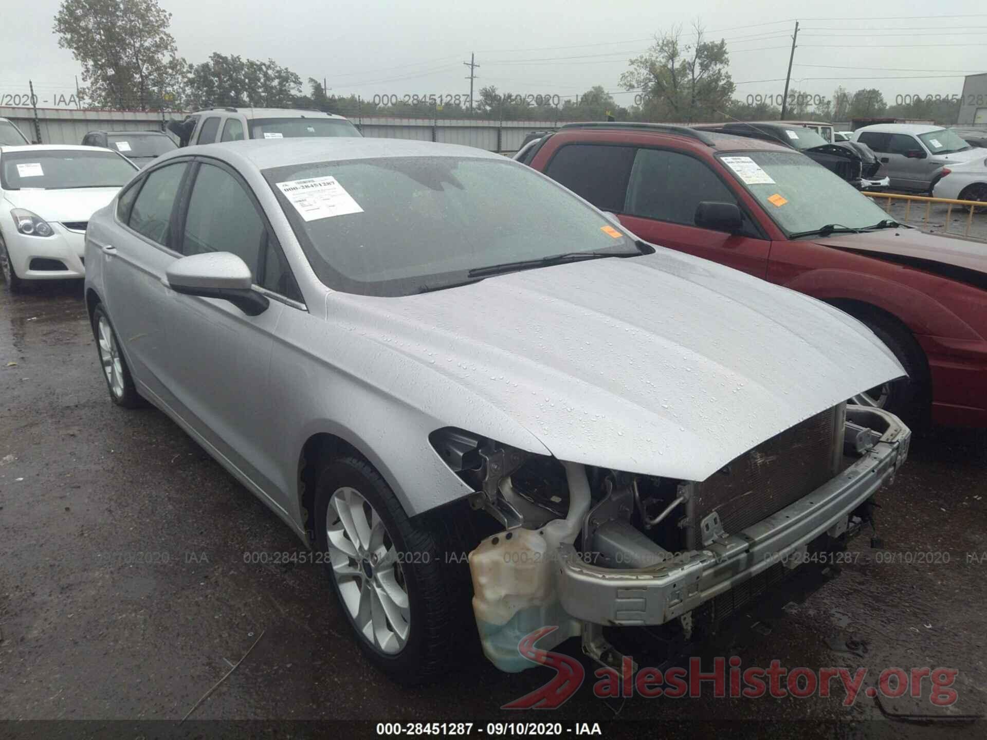 3FA6P0HD5KR103260 2019 FORD FUSION