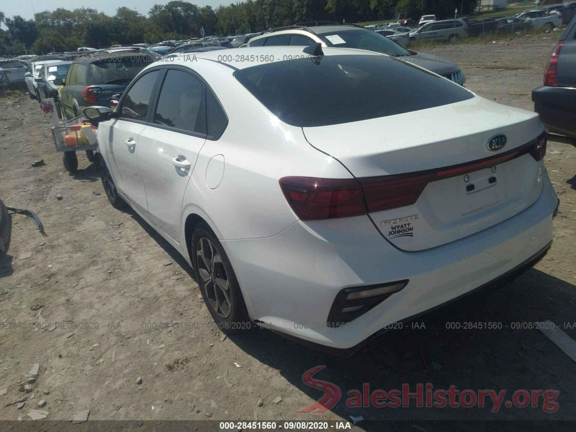 3KPF24ADXLE169516 2020 KIA FORTE