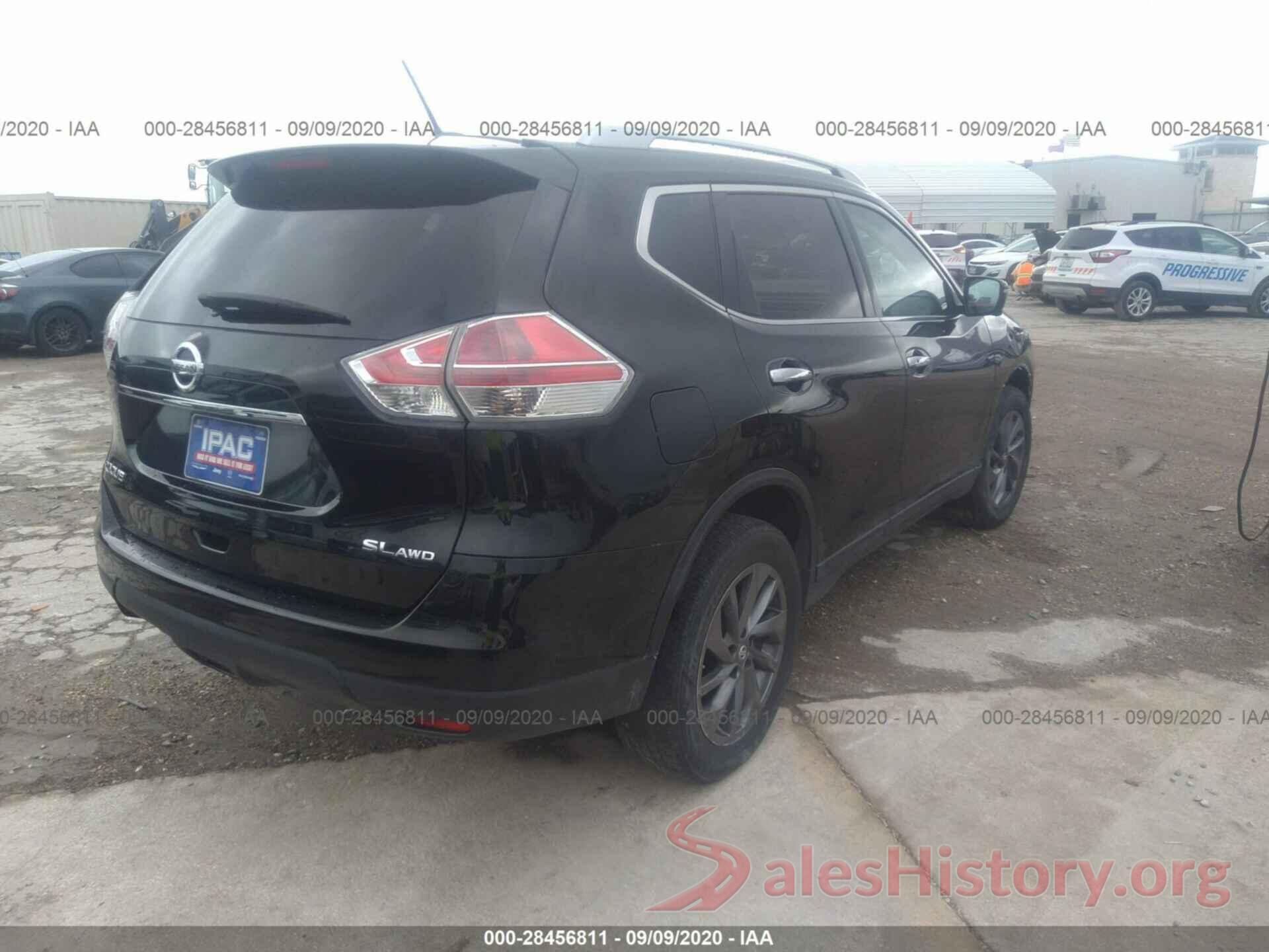 5N1AT2MV8GC777852 2016 NISSAN ROGUE