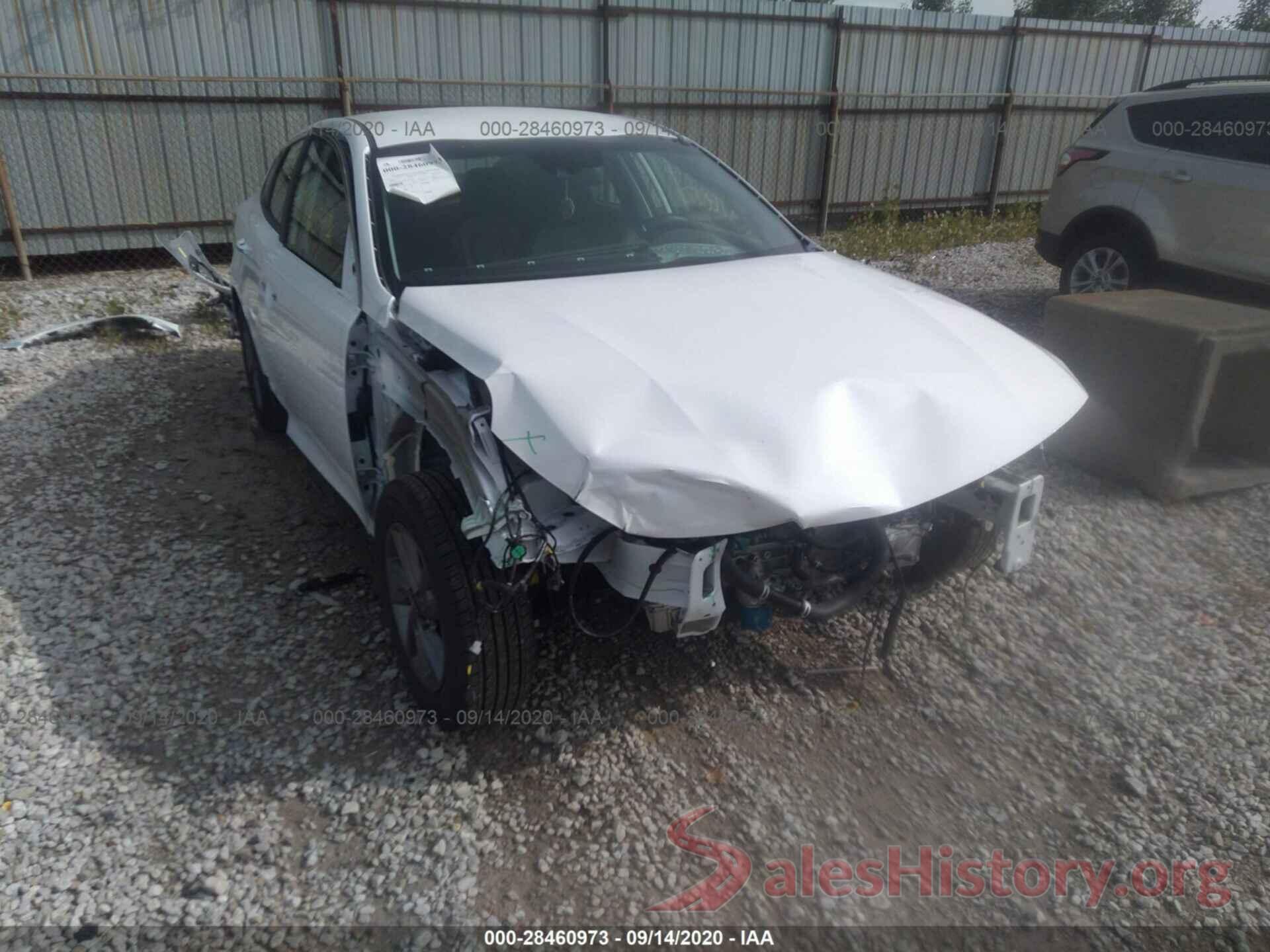 5XXGT4L30LG445098 2020 KIA OPTIMA