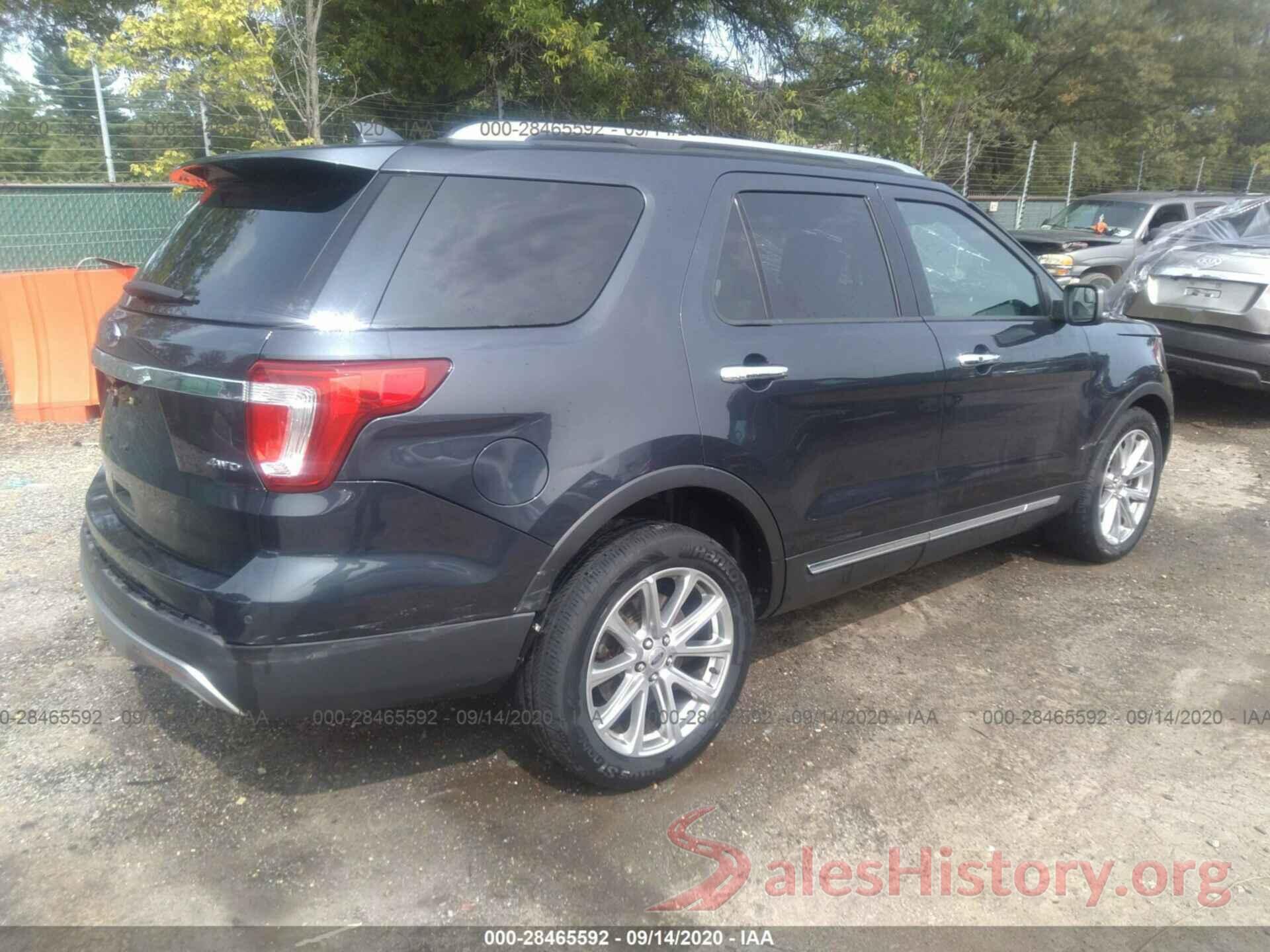 1FM5K8F88HGE20258 2017 FORD EXPLORER