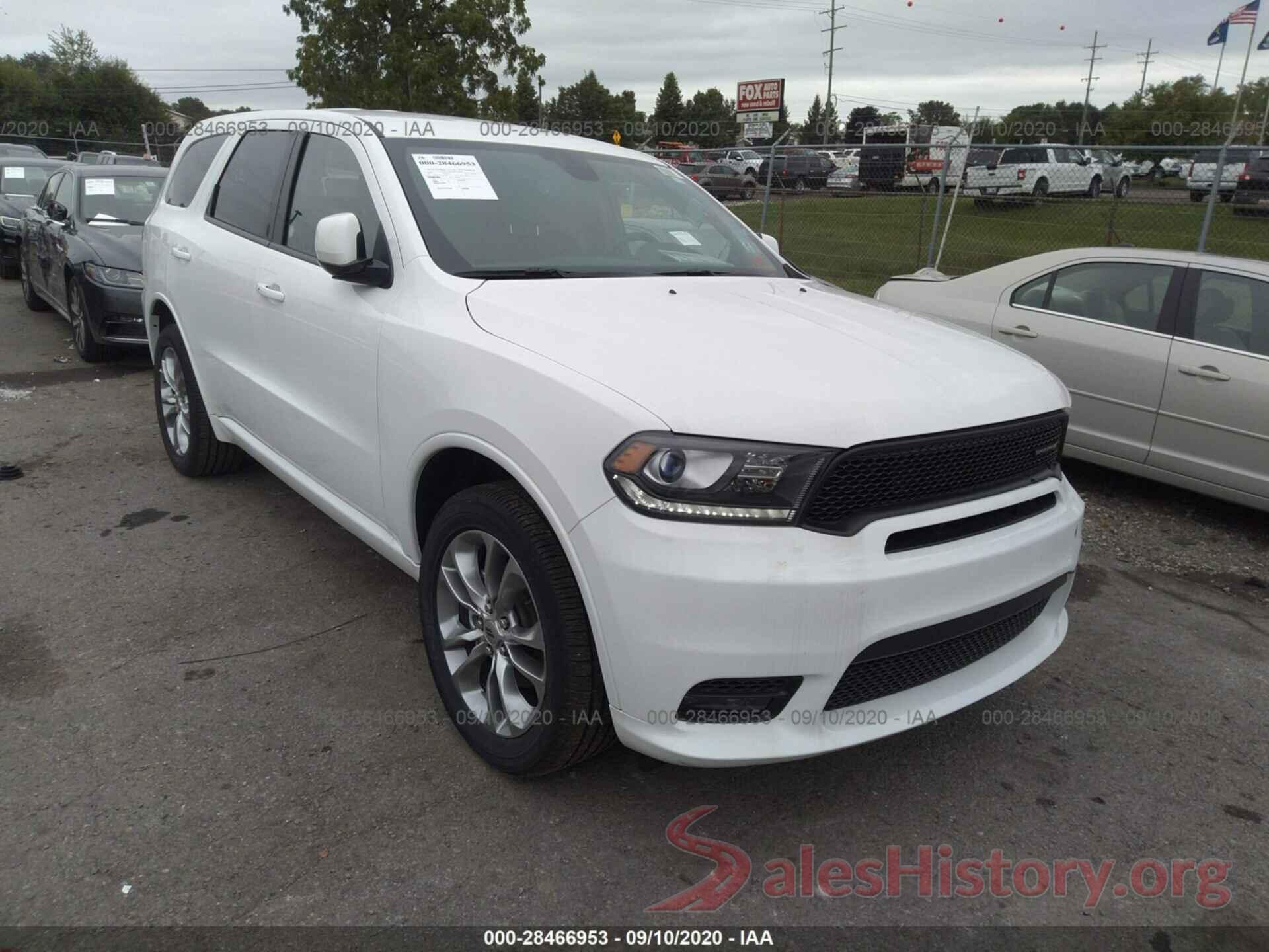 1C4RDJDG6LC308026 2020 DODGE DURANGO