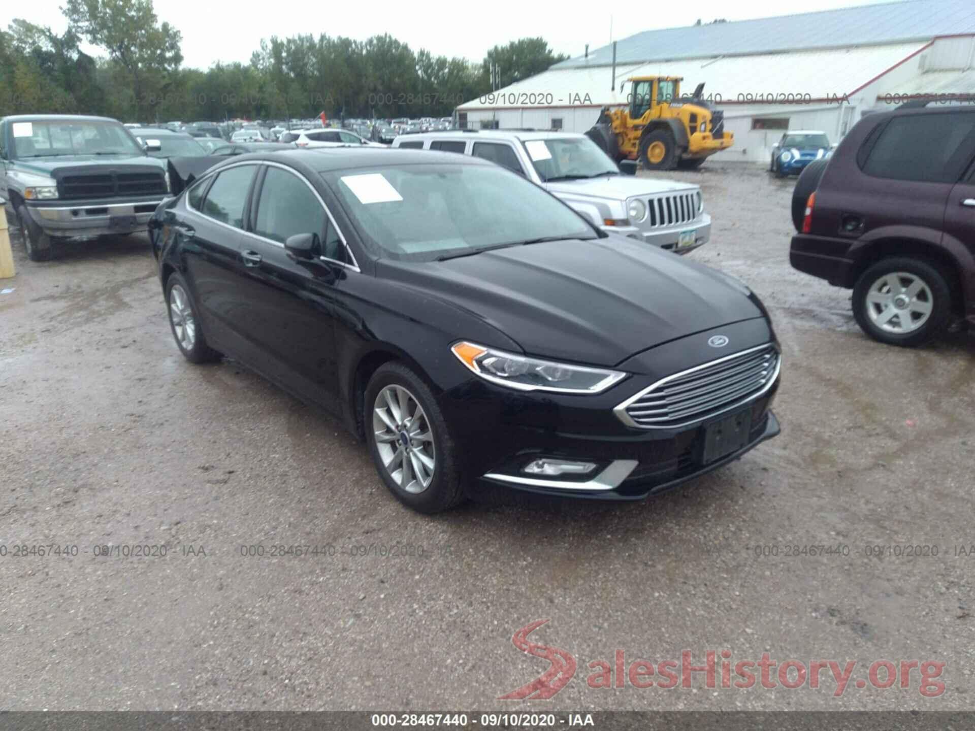 3FA6P0HD9HR176284 2017 FORD FUSION