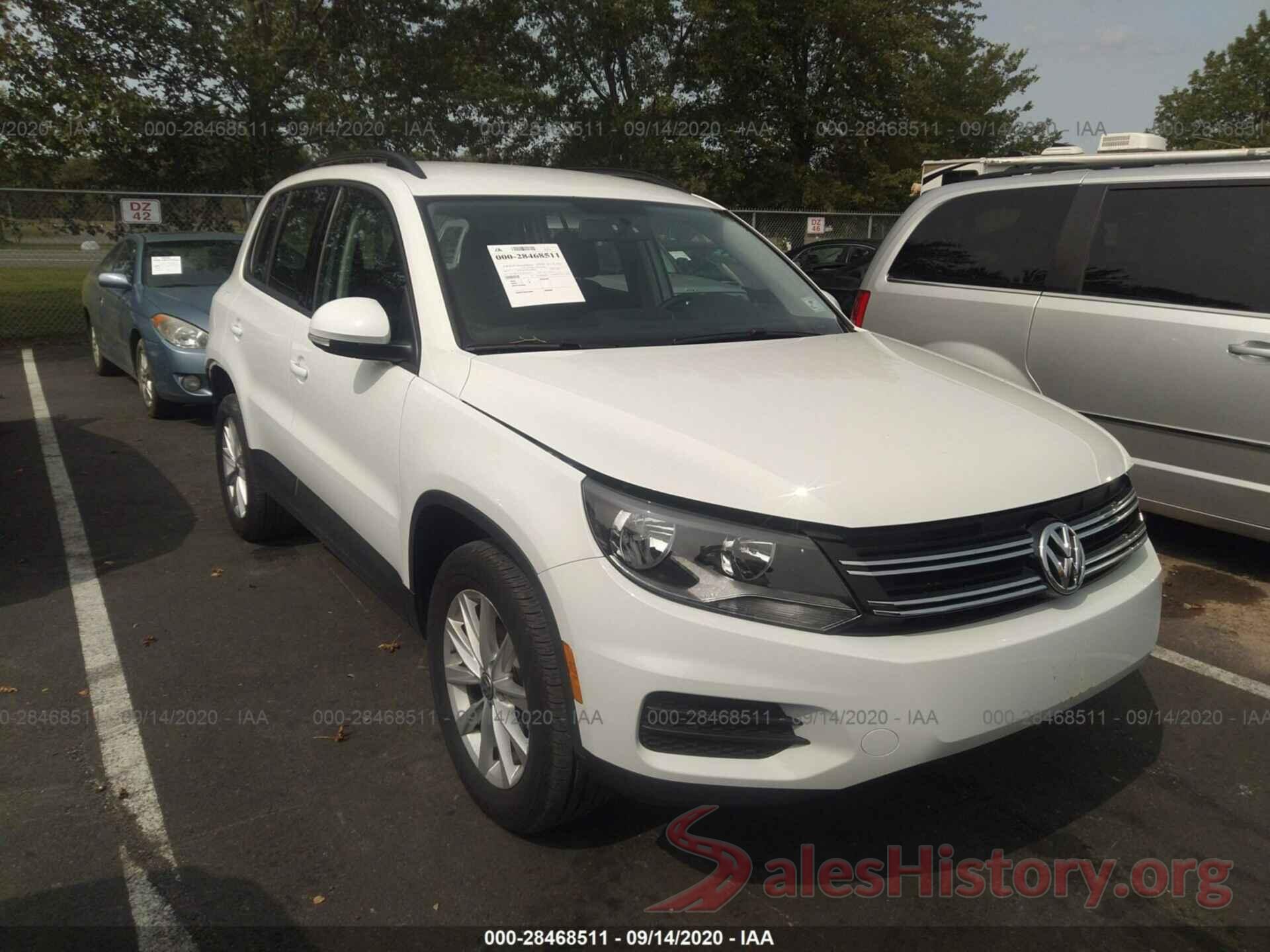 WVGBV7AX5HK054470 2017 VOLKSWAGEN TIGUAN