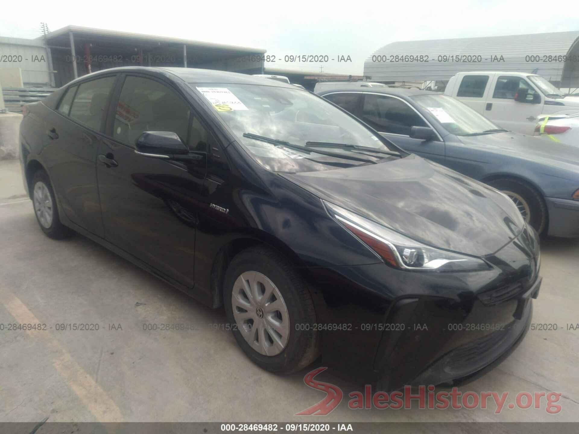 JTDKARFUXL3109878 2020 TOYOTA PRIUS