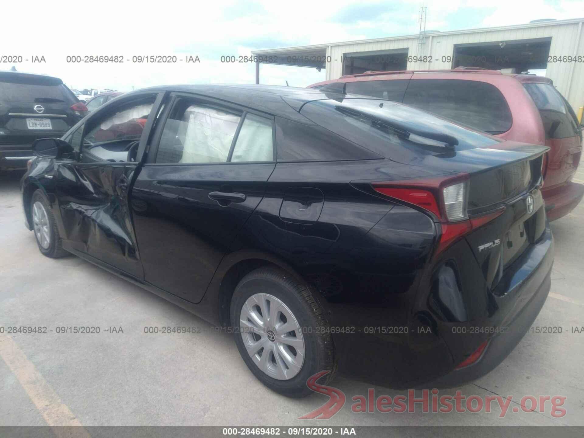 JTDKARFUXL3109878 2020 TOYOTA PRIUS