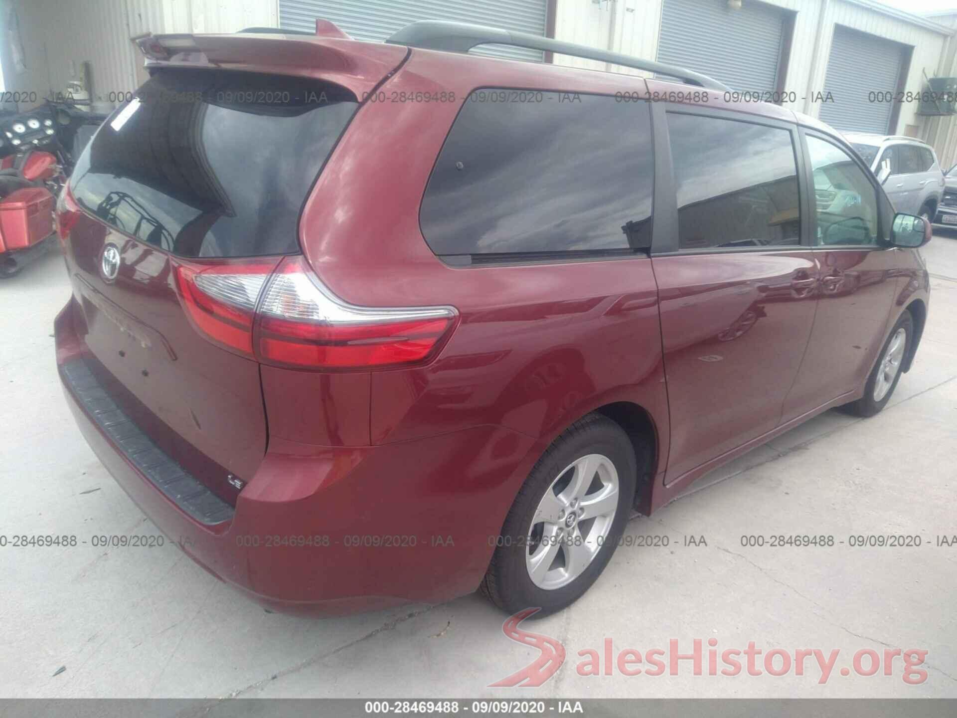 5TDKZ3DC5LS054707 2020 TOYOTA SIENNA