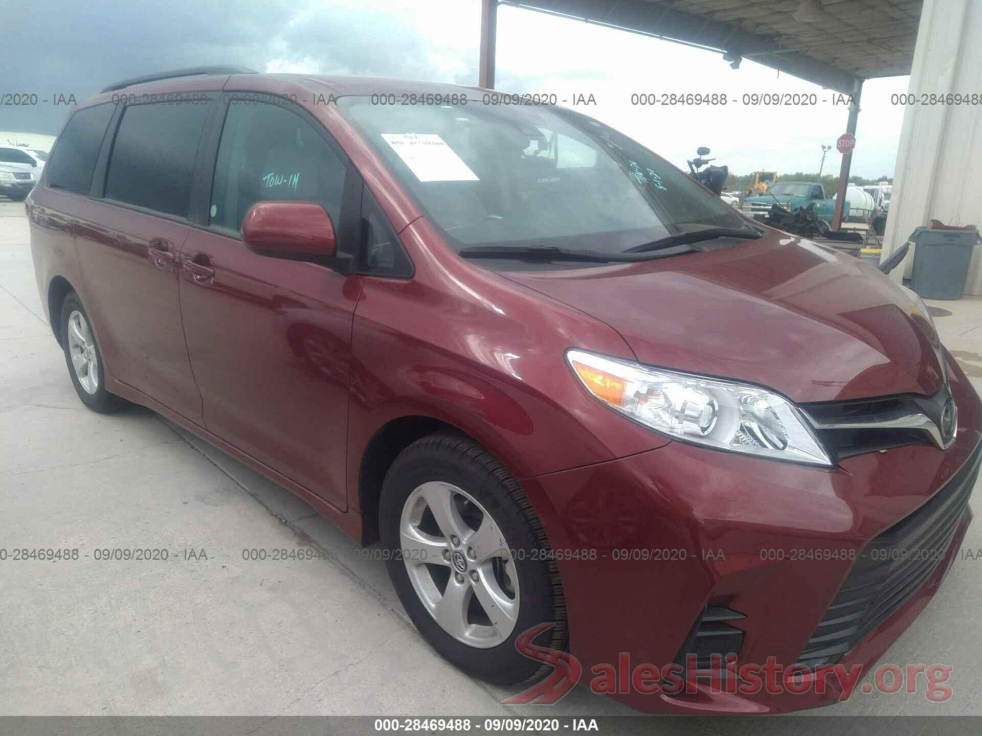 5TDKZ3DC5LS054707 2020 TOYOTA SIENNA