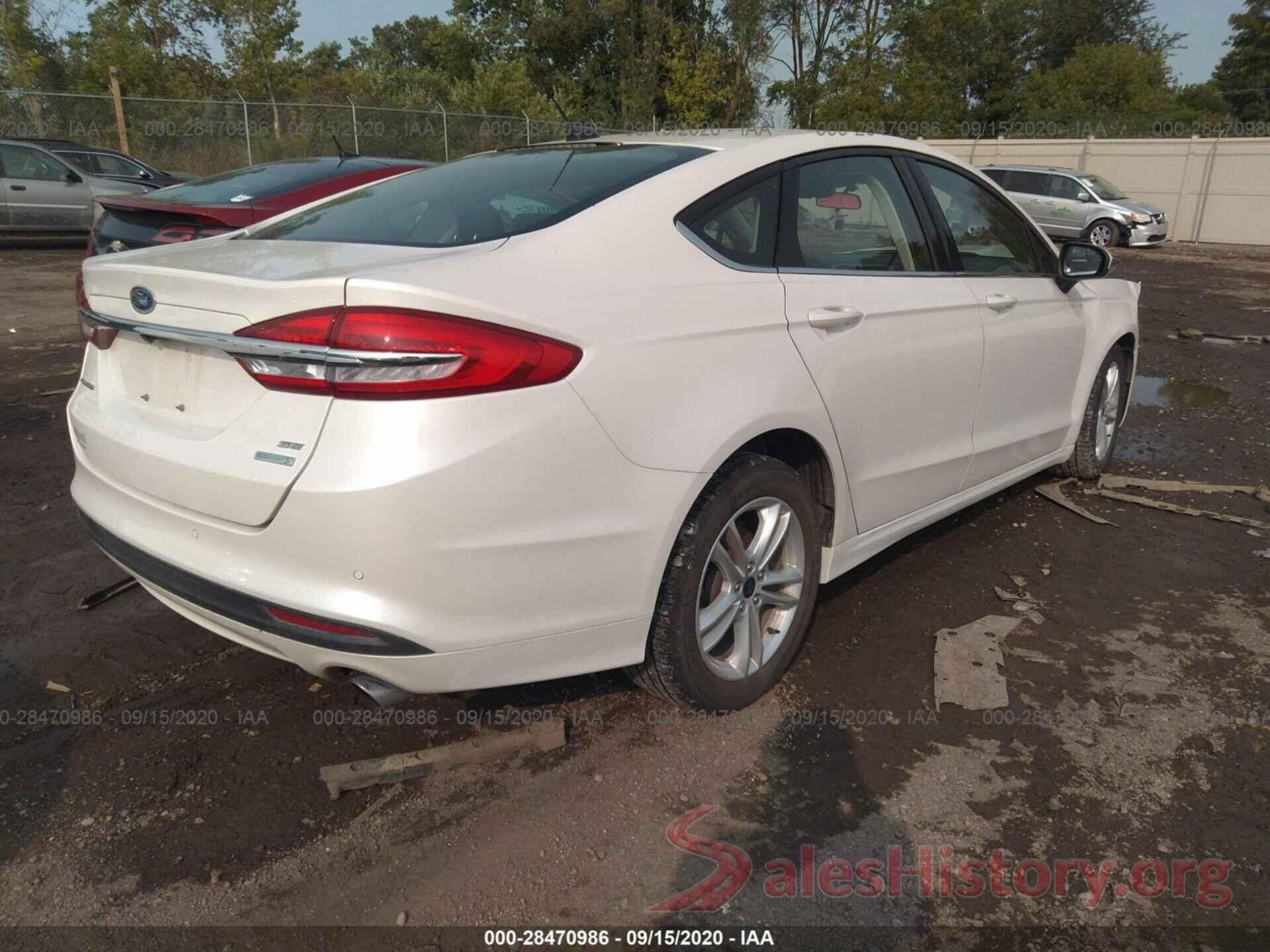 3FA6P0HDXJR256313 2018 FORD FUSION