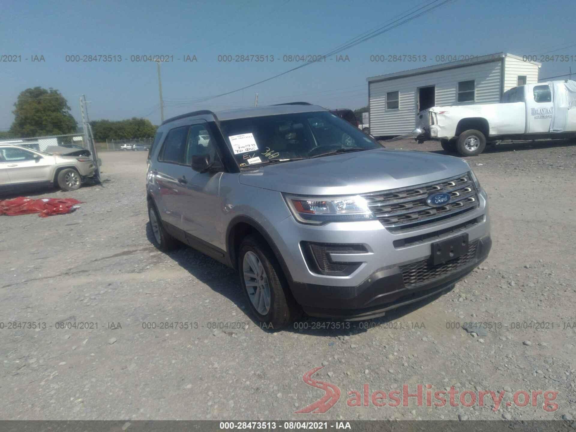 1FM5K7B88HGD78173 2017 FORD EXPLORER