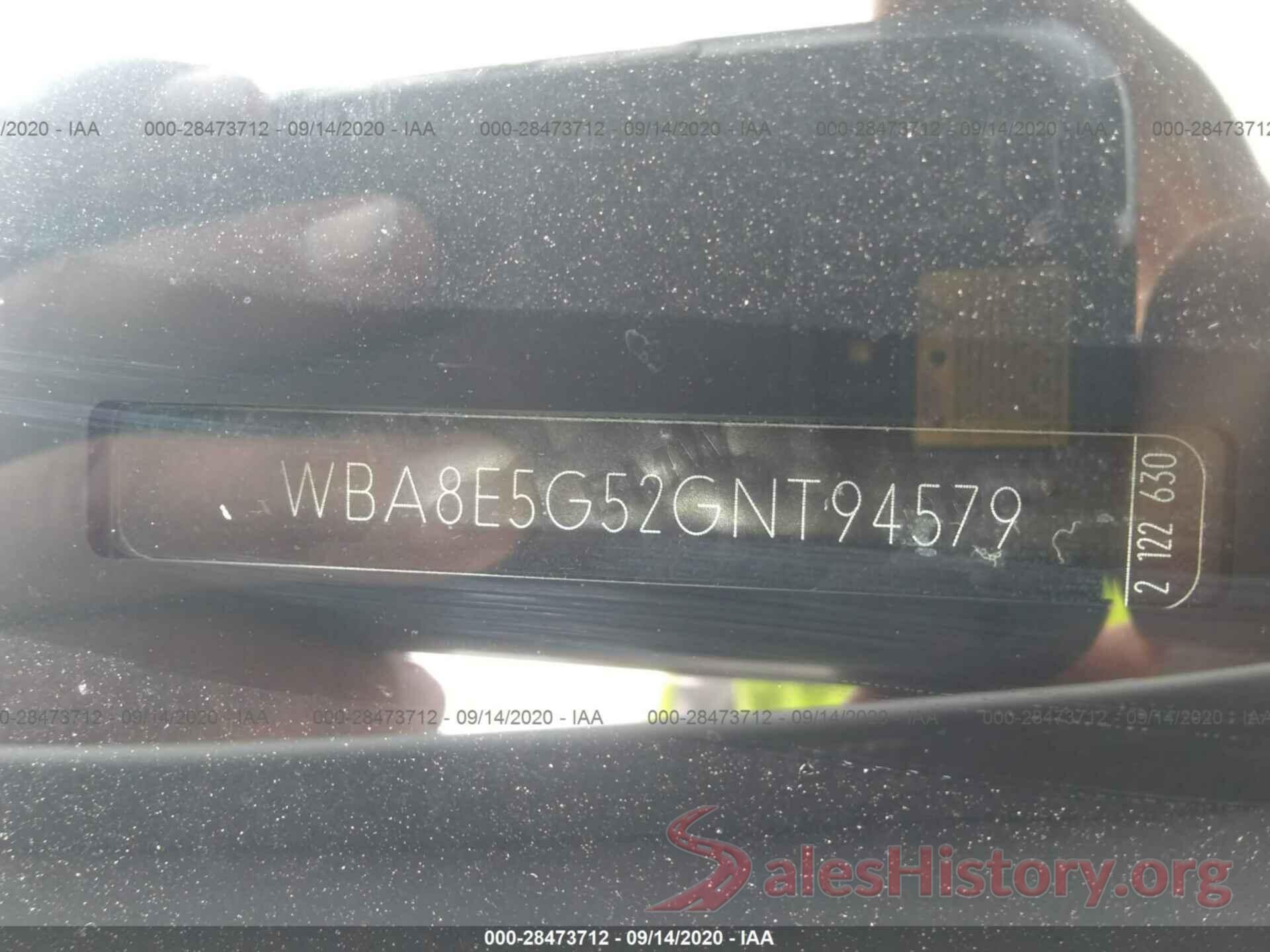 WBA8E5G52GNT94579 2016 BMW 3 SERIES