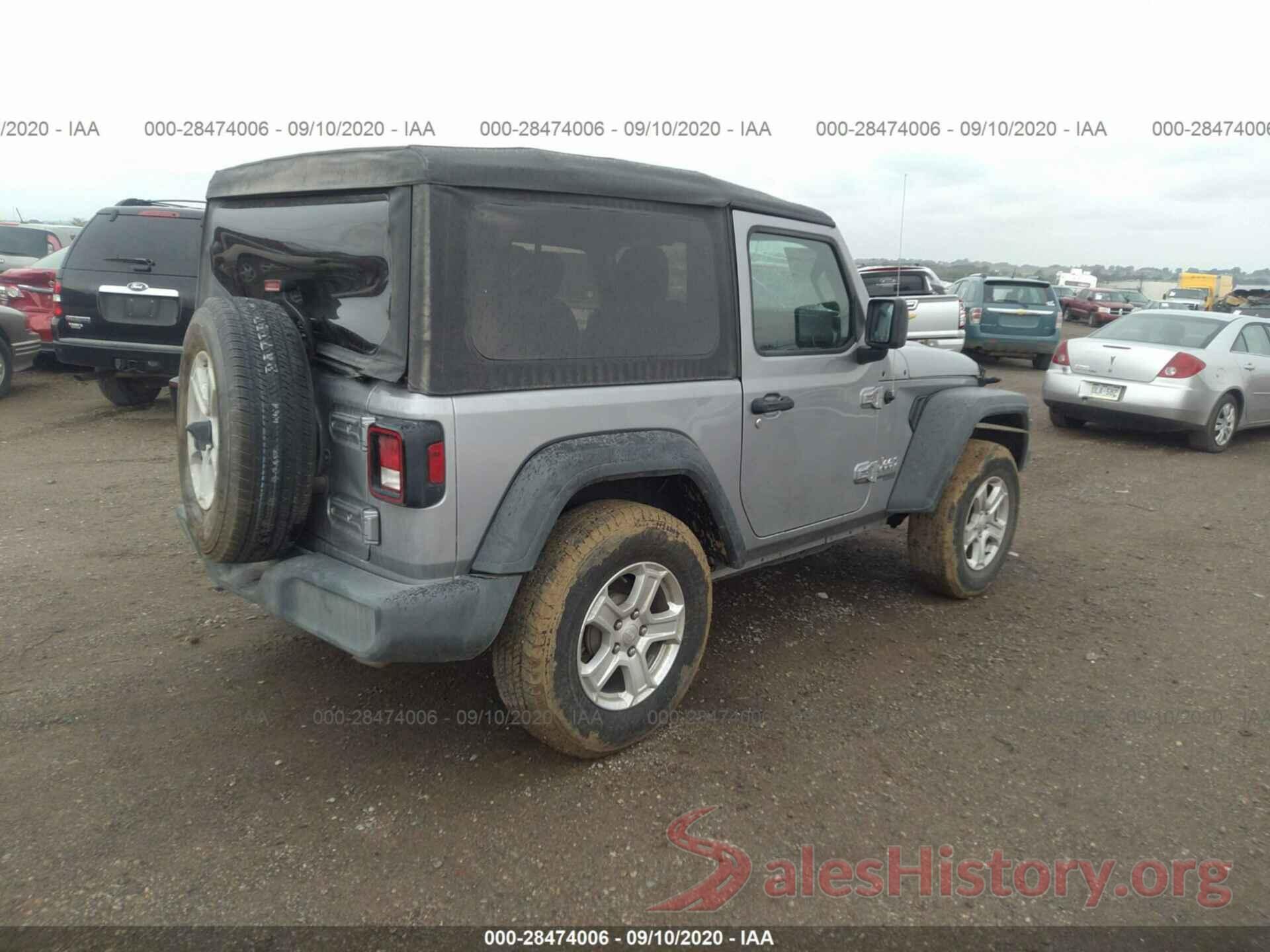 1C4GJXAN8JW294826 2018 JEEP WRANGLER