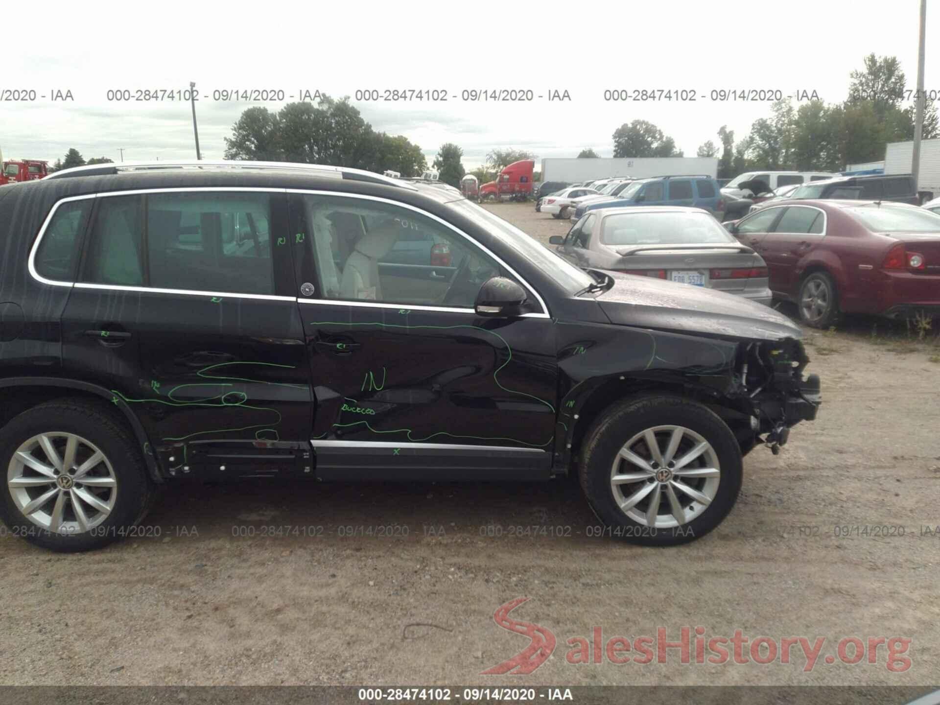 WVGSV7AX6HK020764 2017 VOLKSWAGEN TIGUAN