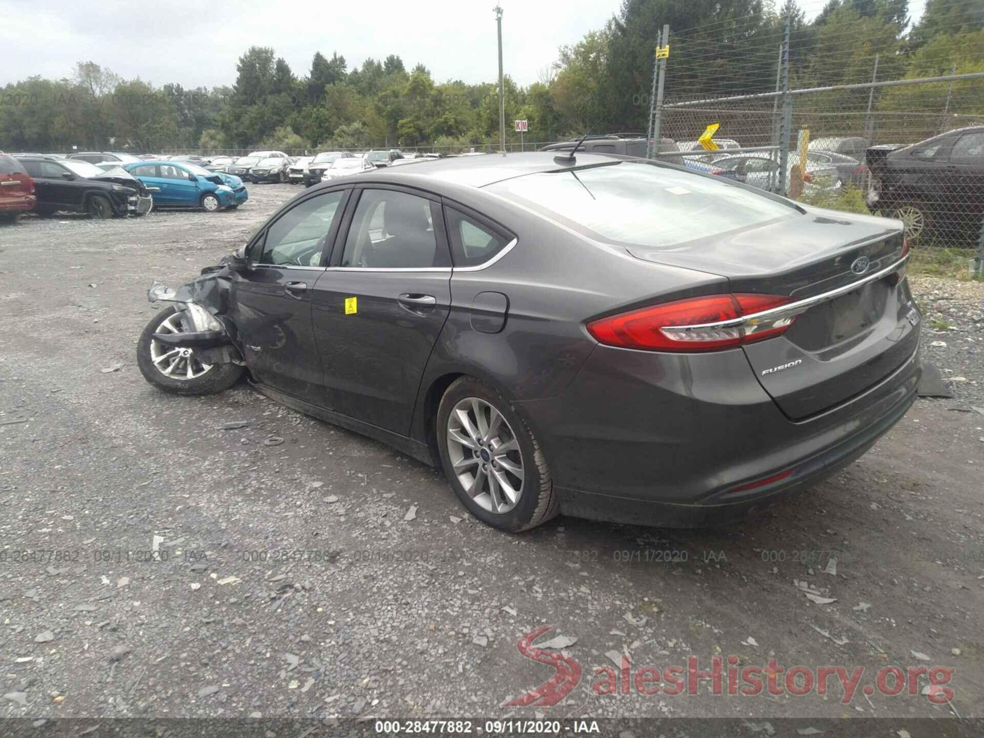 3FA6P0LU6HR287723 2017 FORD FUSION