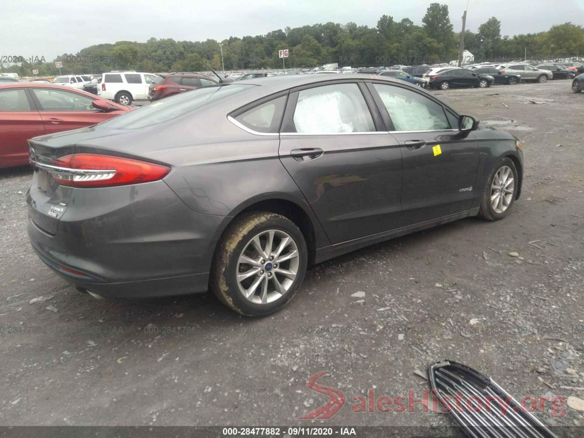 3FA6P0LU6HR287723 2017 FORD FUSION