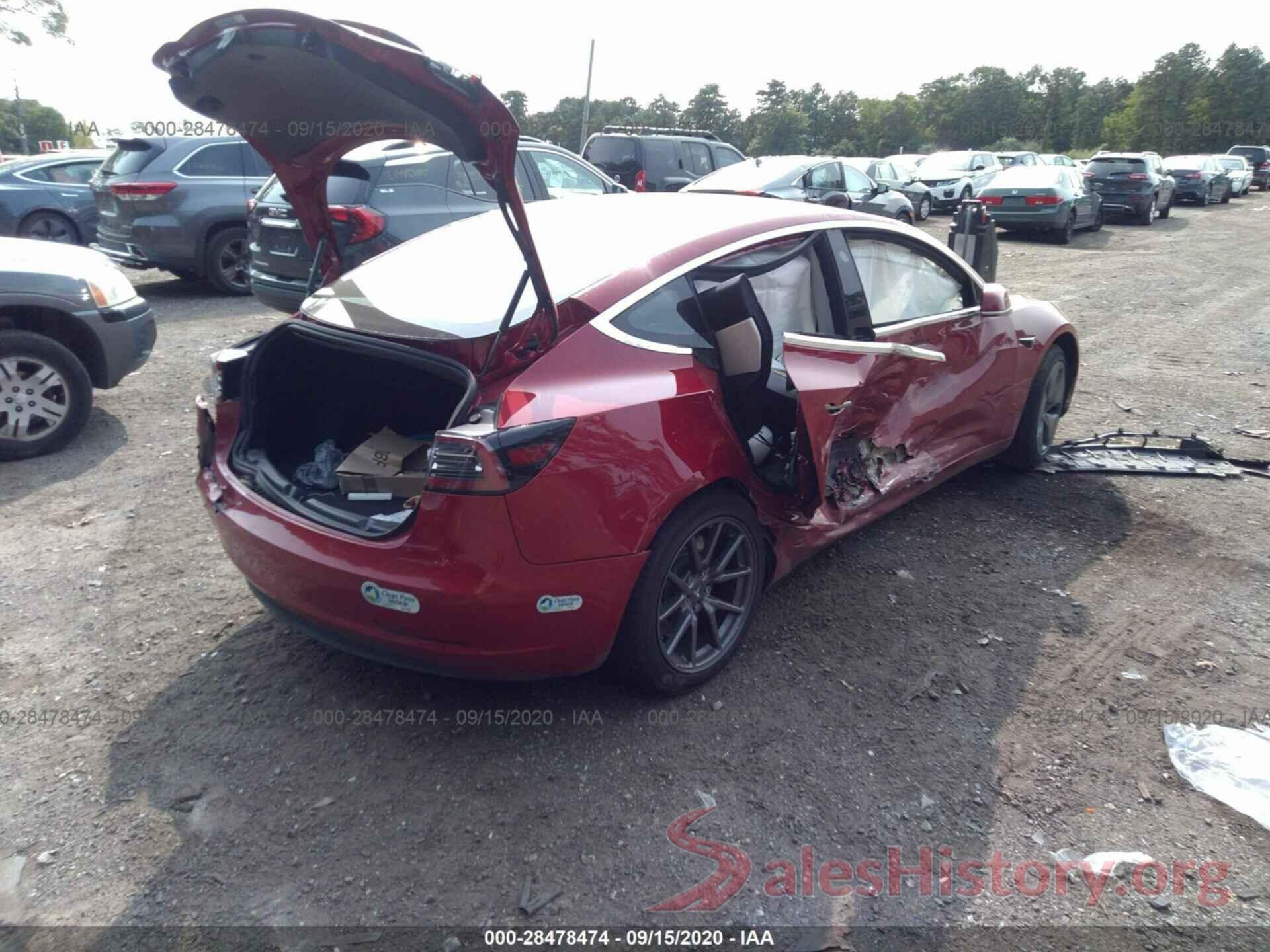 5YJ3E1EB9KF437109 2019 TESLA MODEL 3