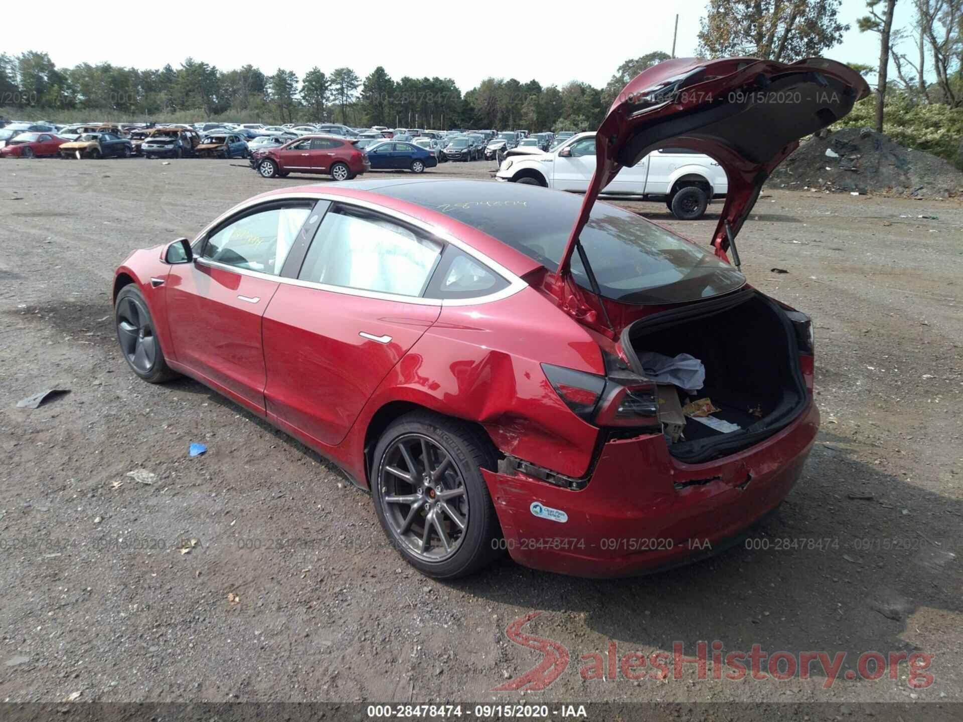 5YJ3E1EB9KF437109 2019 TESLA MODEL 3