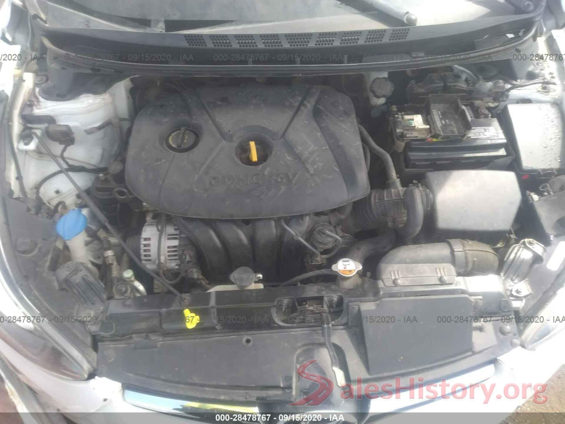 5NPDH4AE8GH676527 2016 HYUNDAI ELANTRA