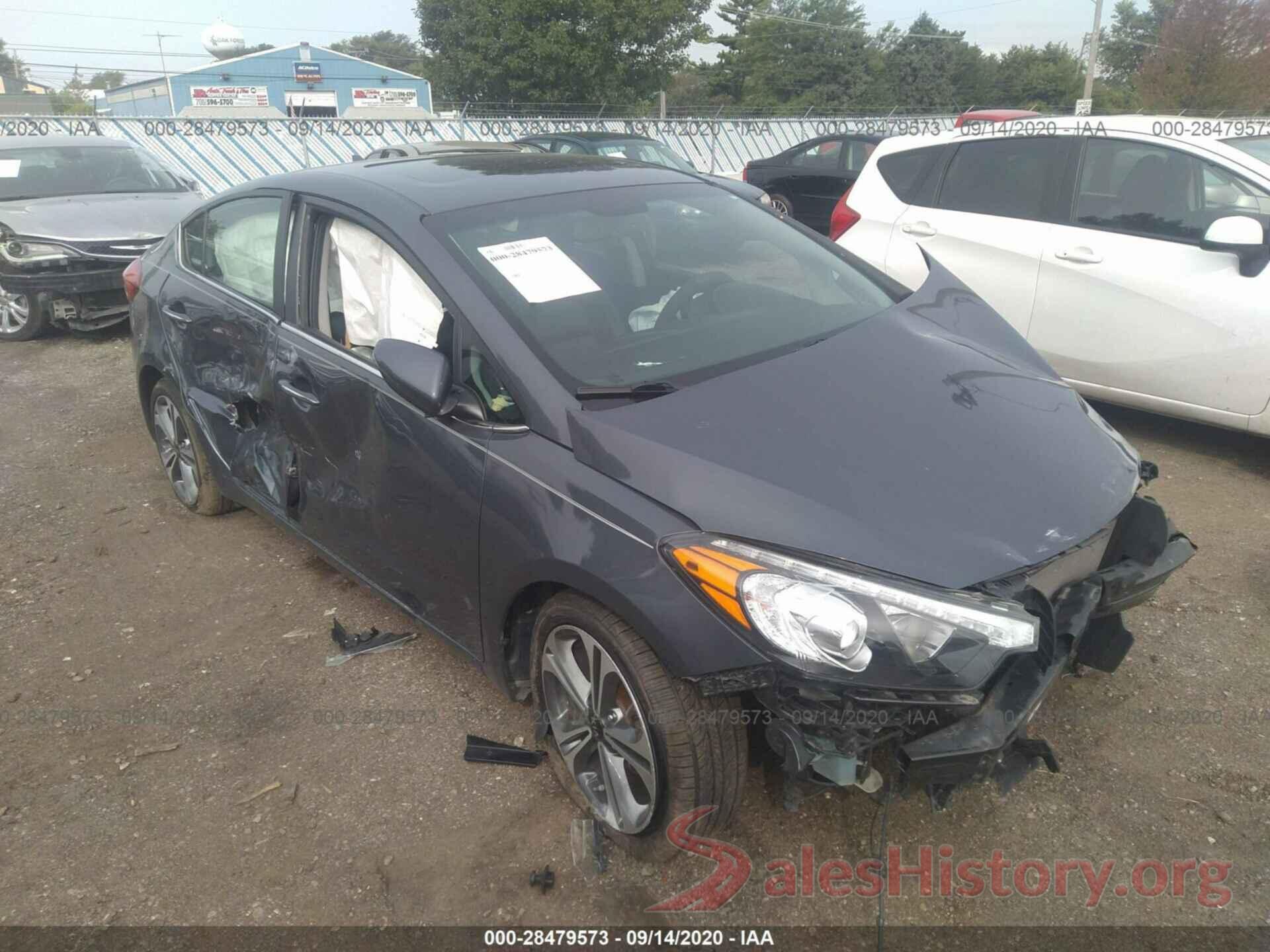 KNAFZ4A87G5549524 2016 KIA FORTE